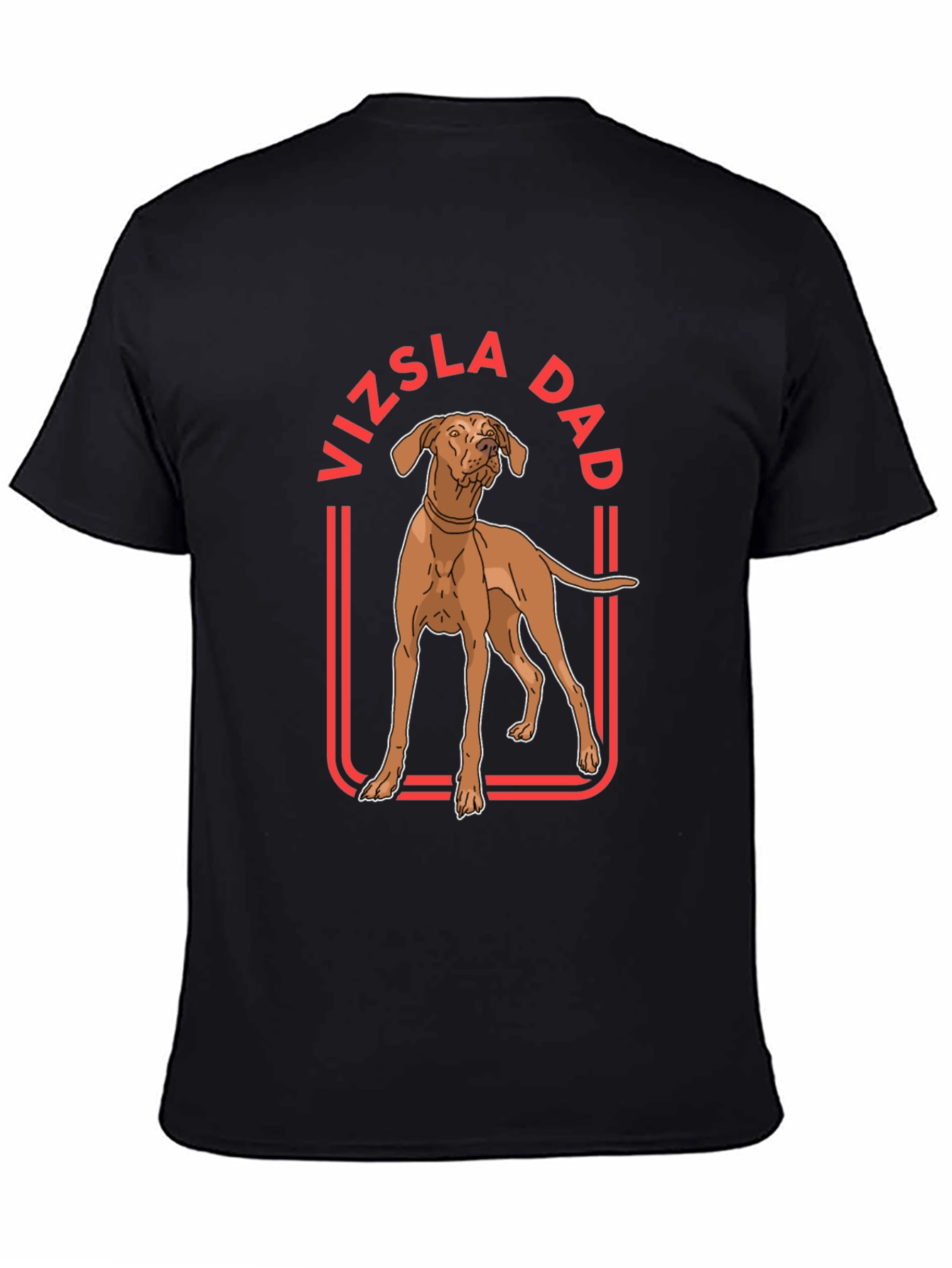 Vizsla Dad Graphic T-Shirt