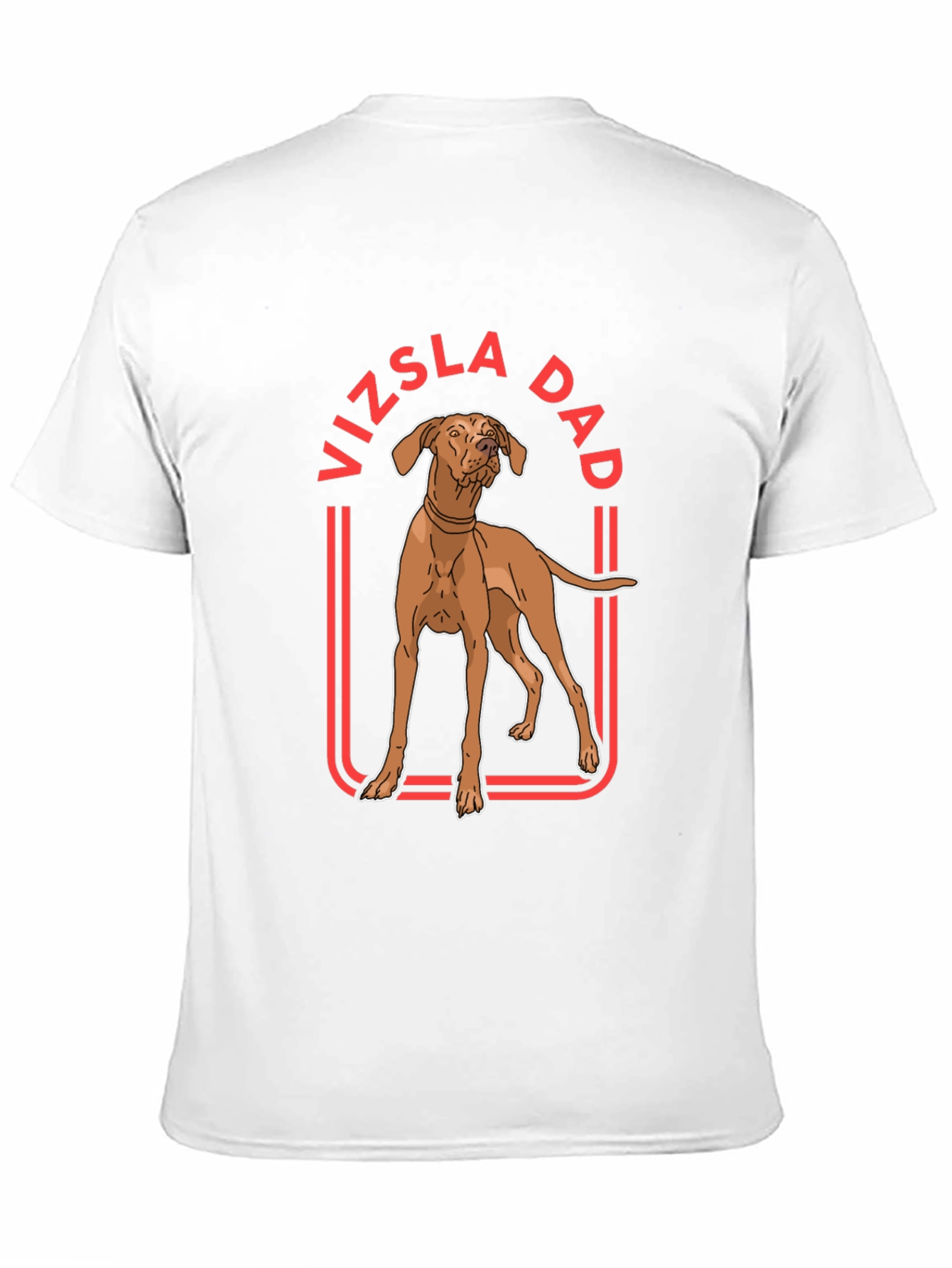 Vizsla Dad Graphic T-Shirt
