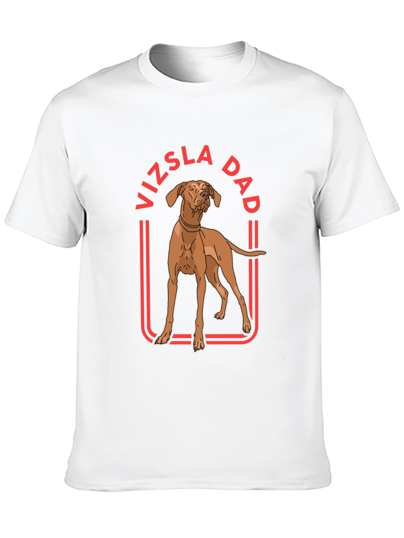Vizsla Dad Graphic T-Shirt