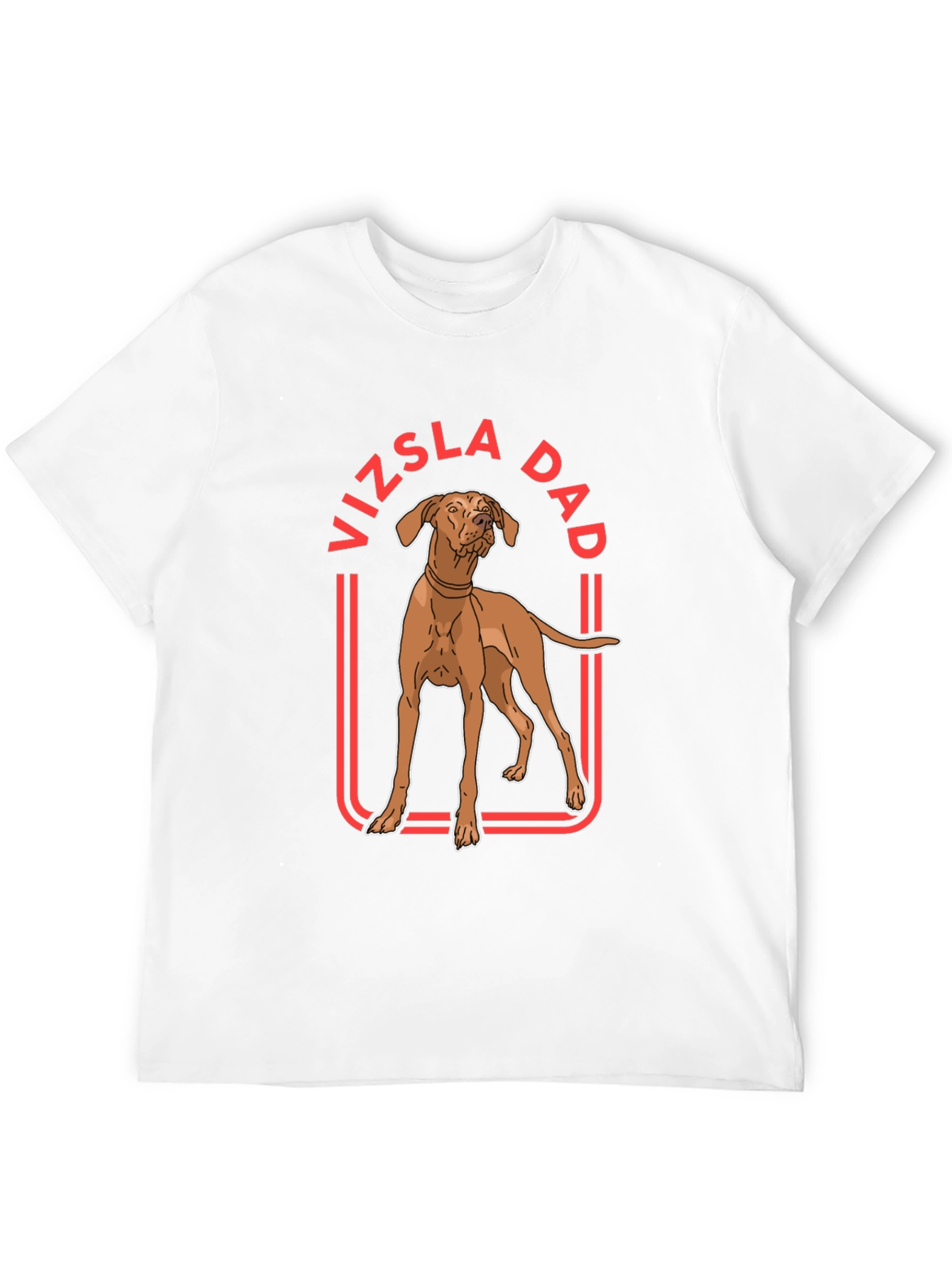 Vizsla Dad Graphic T-Shirt