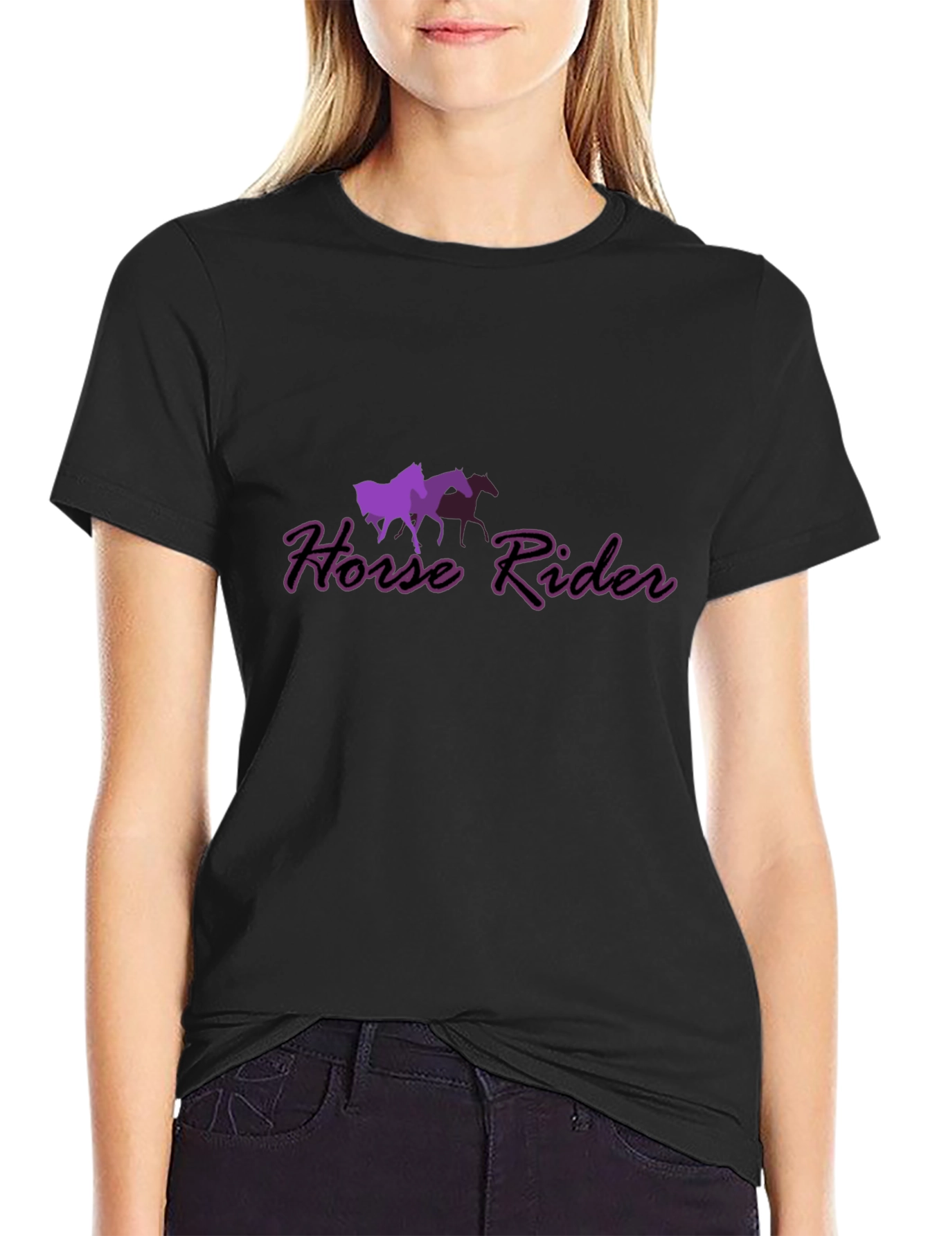 Horse Rider Graphic T-Shirt