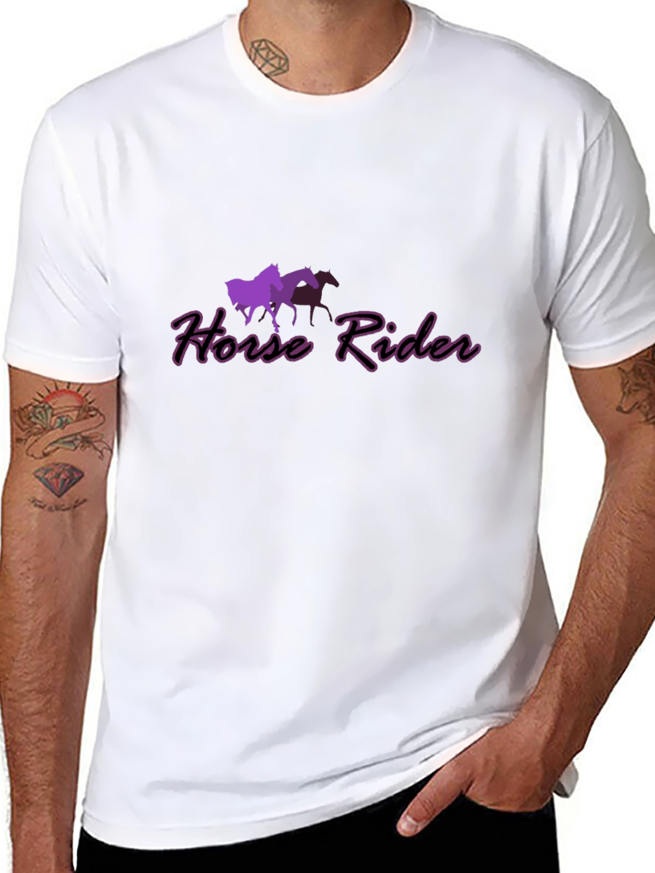Horse Rider Graphic T-Shirt