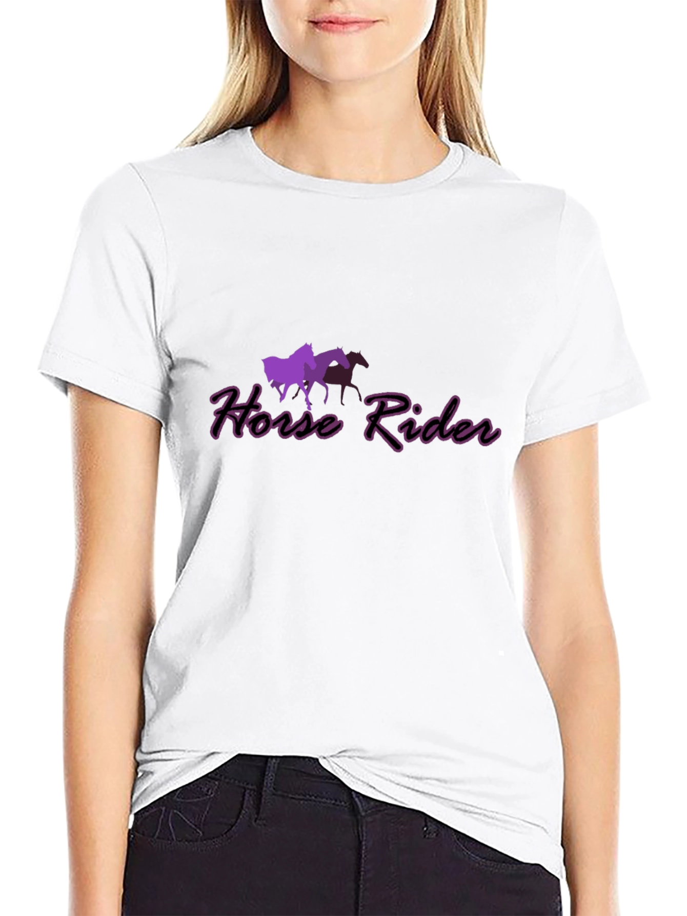 Horse Rider Graphic T-Shirt