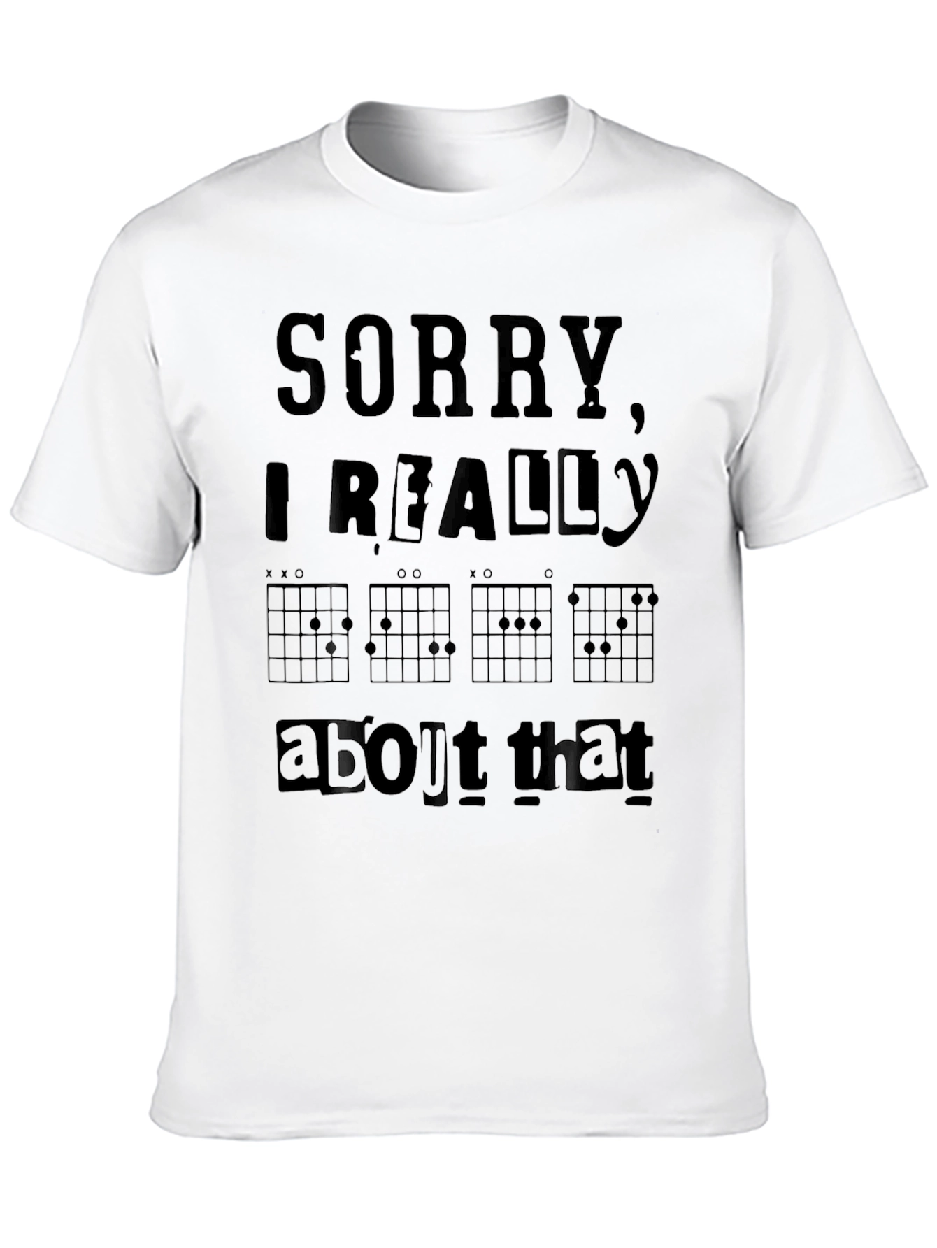 Sorry Chord Chart Graphic T-Shirt