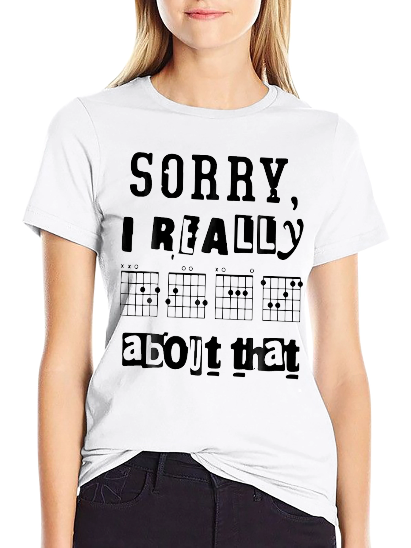 Sorry Chord Chart Graphic T-Shirt