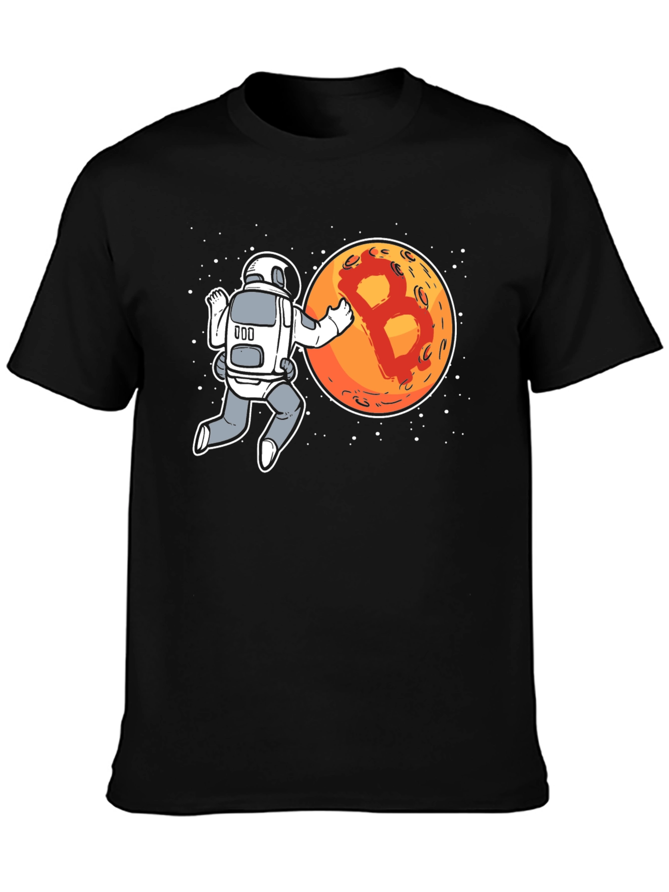 Bitcoin Astronaut Graphic T-Shirt