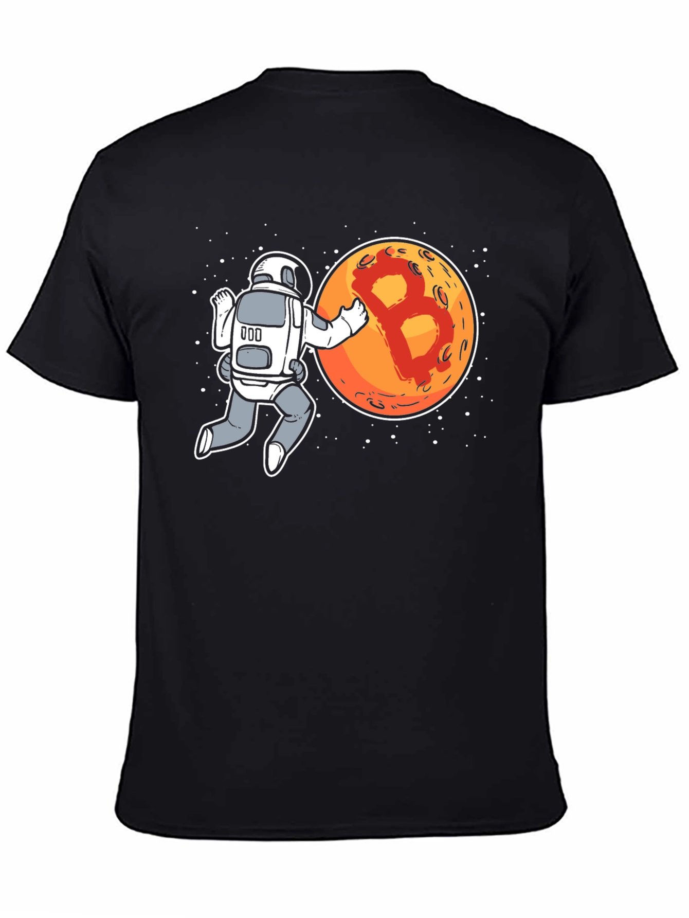 Bitcoin Astronaut Graphic T-Shirt