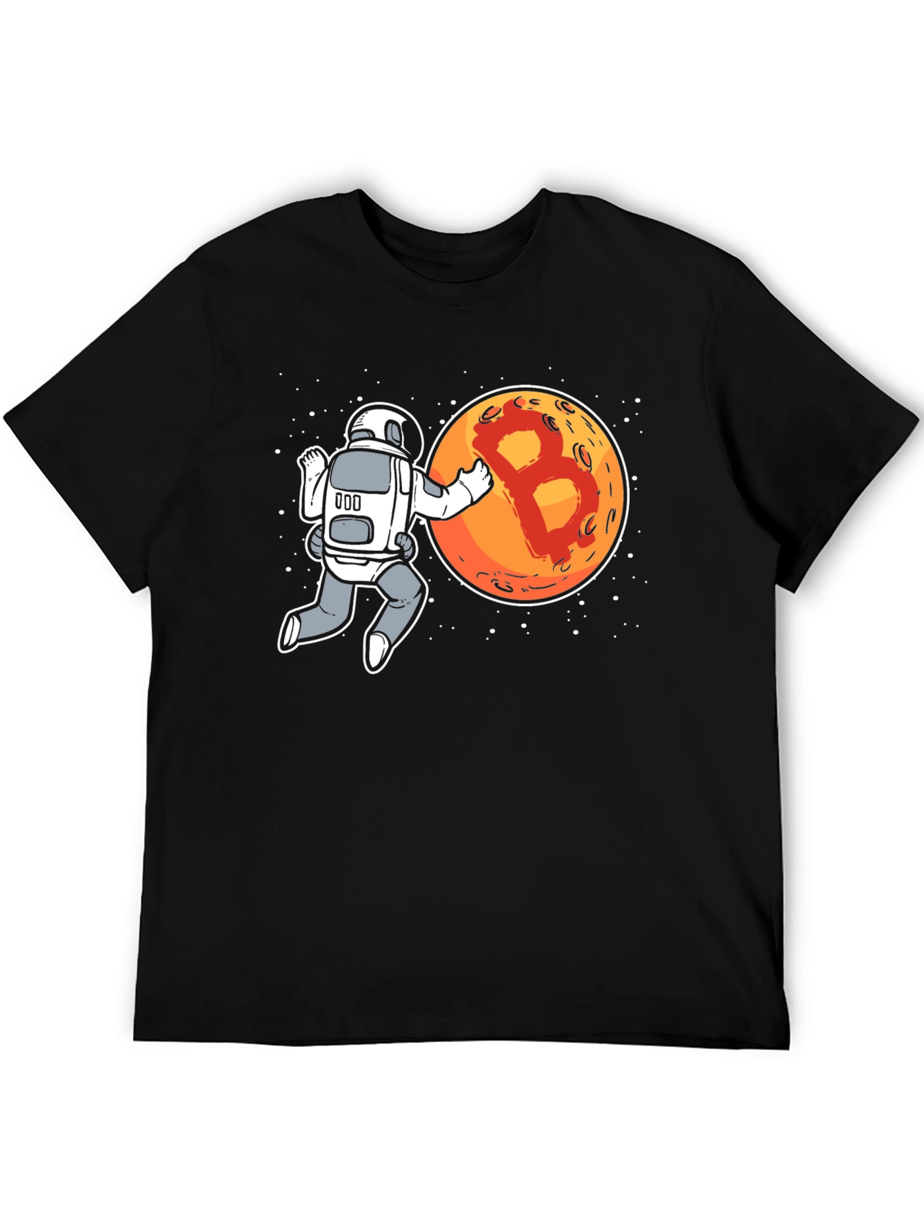 Bitcoin Astronaut Graphic T-Shirt