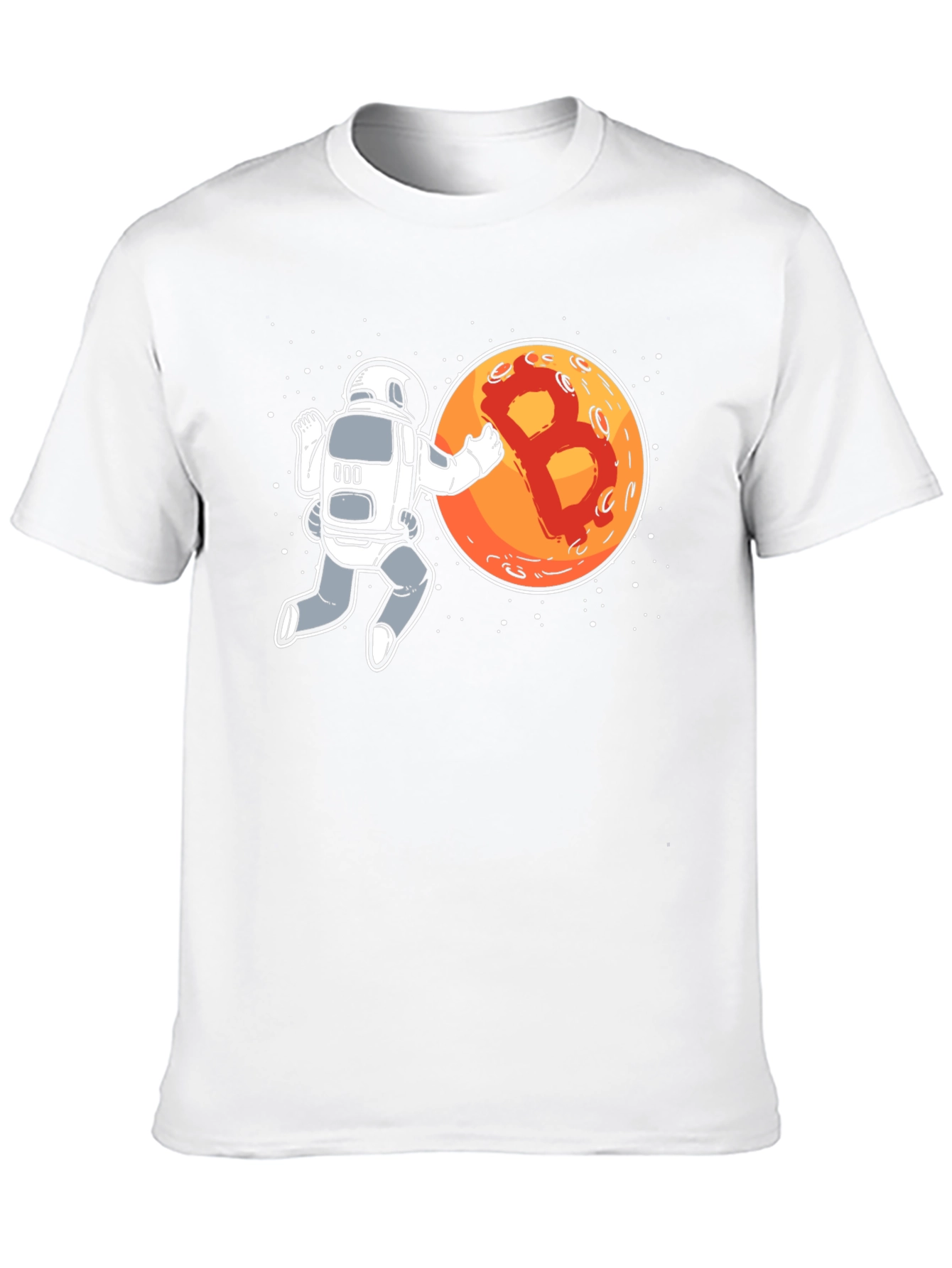 Bitcoin Astronaut Graphic T-Shirt
