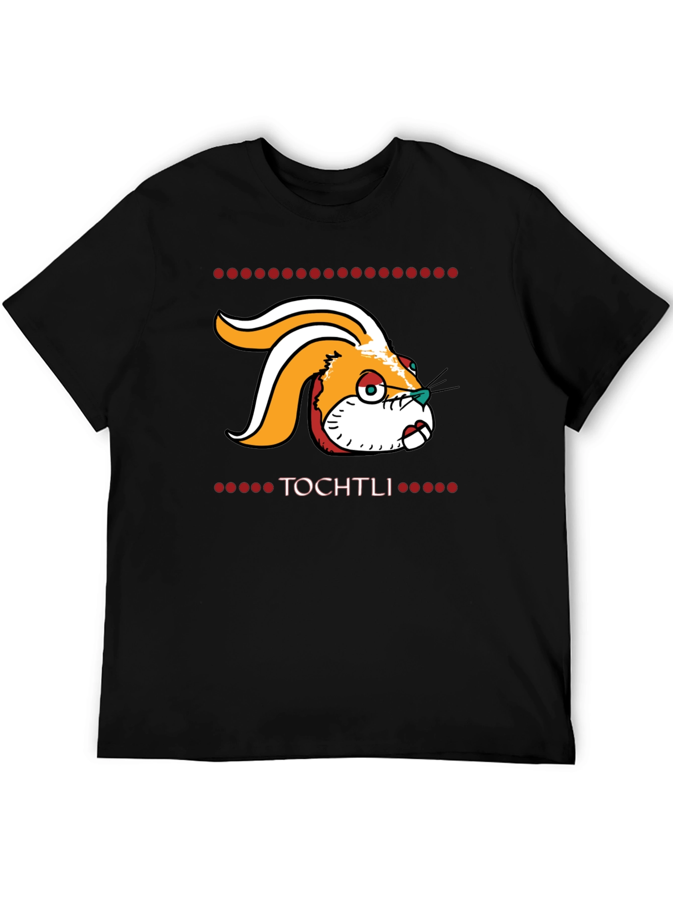 Tochtli Rabbit T-Shirt - Aztec Inspired Design