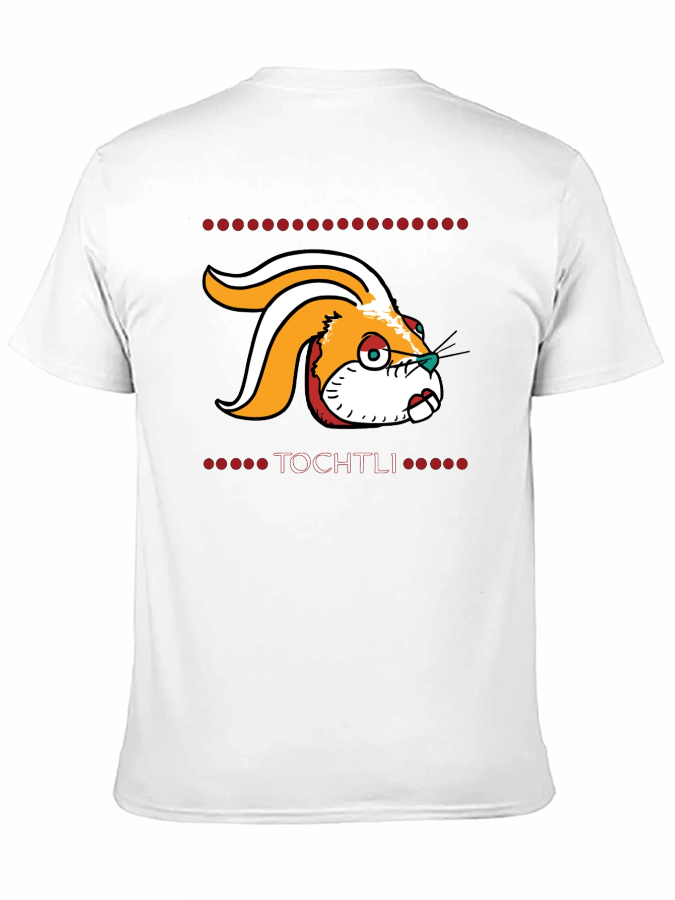 Tochtli Rabbit T-Shirt - Aztec Inspired Design
