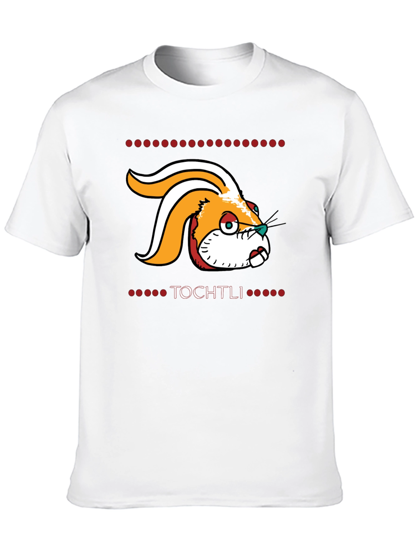 Tochtli Rabbit T-Shirt - Aztec Inspired Design