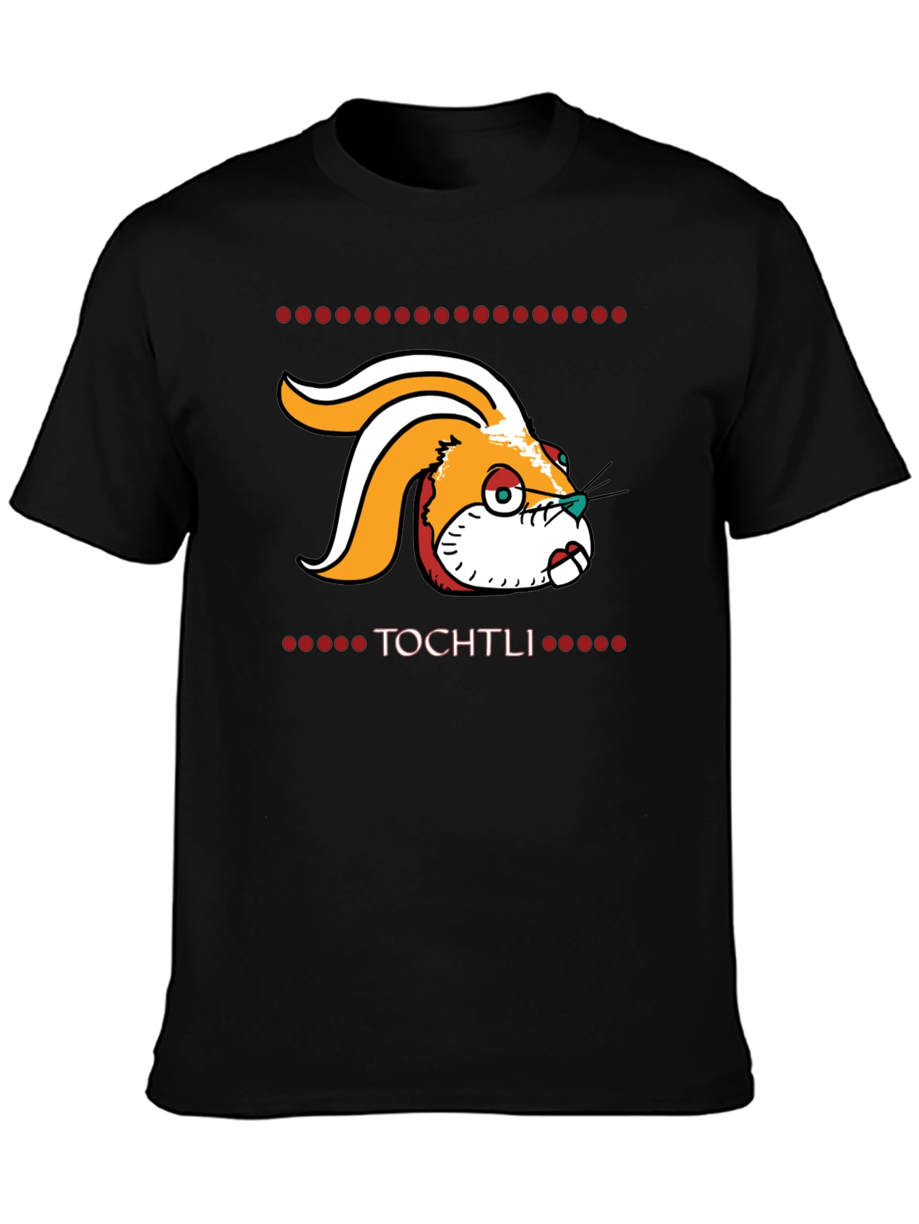 Tochtli Rabbit T-Shirt - Aztec Inspired Design