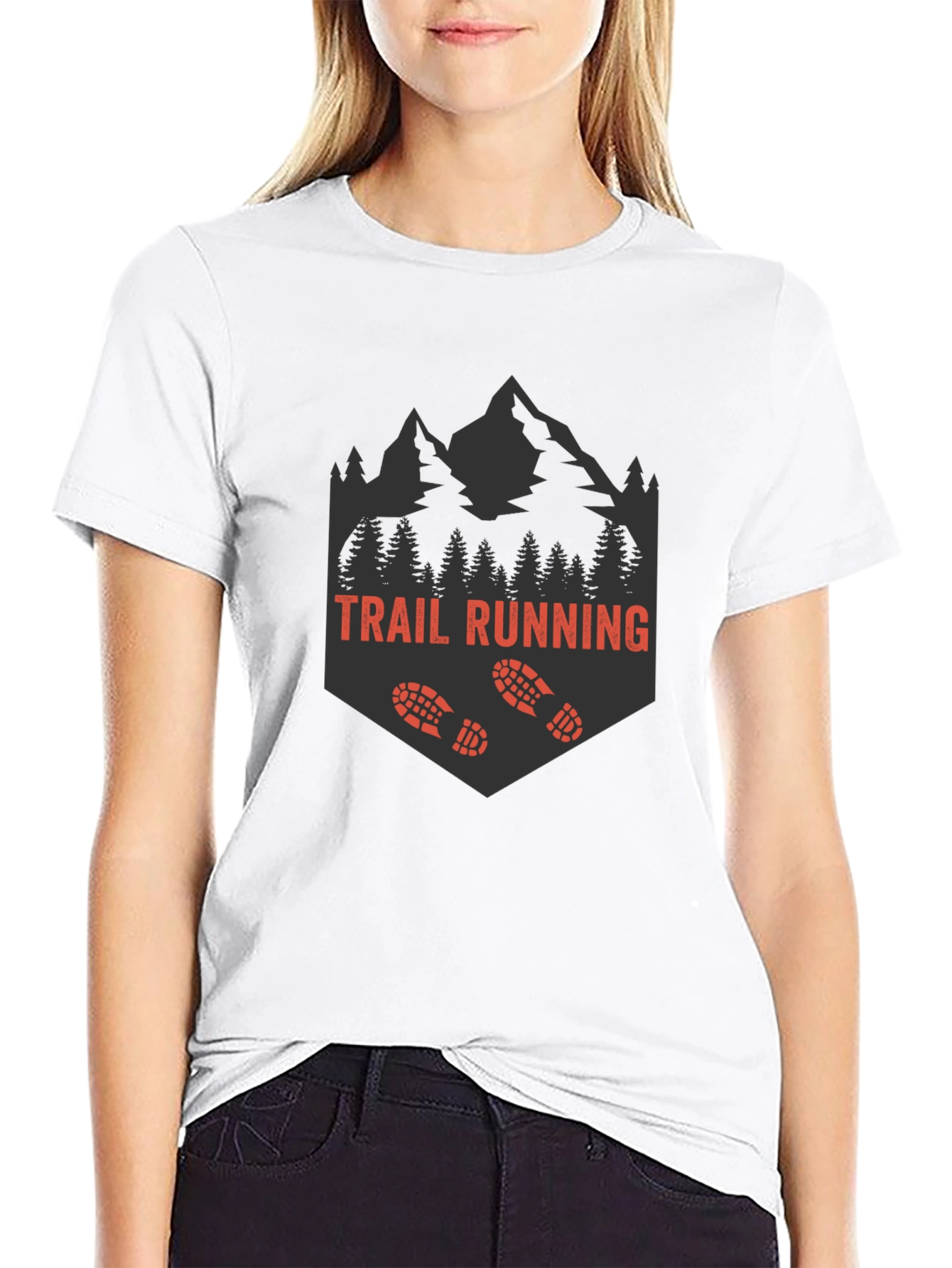 Trail Running Graphic Tee - Adventure Awaits!