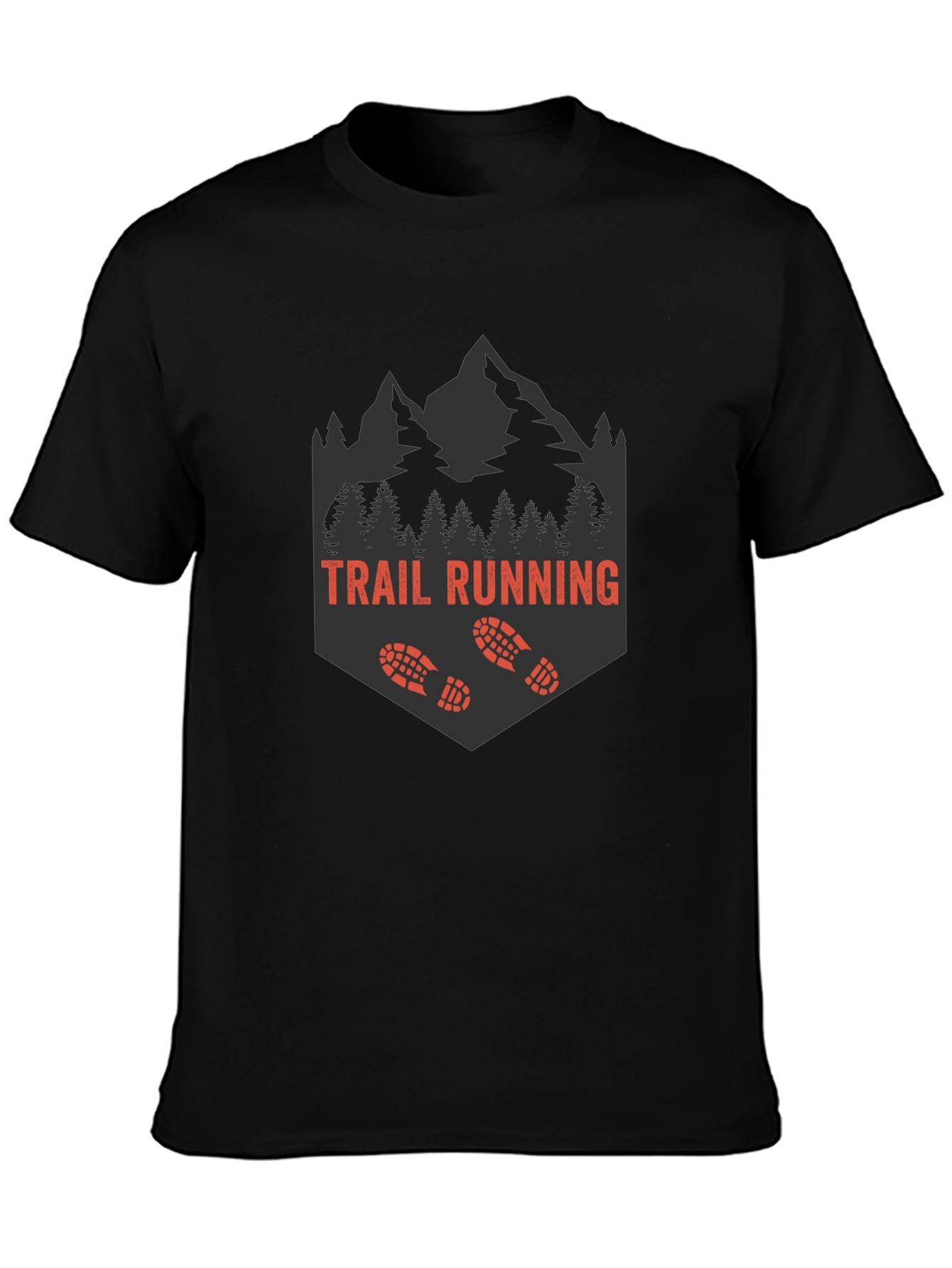 Trail Running Graphic Tee - Adventure Awaits!