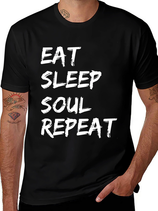Eat Sleep Soul Repeat Graphic Tee
