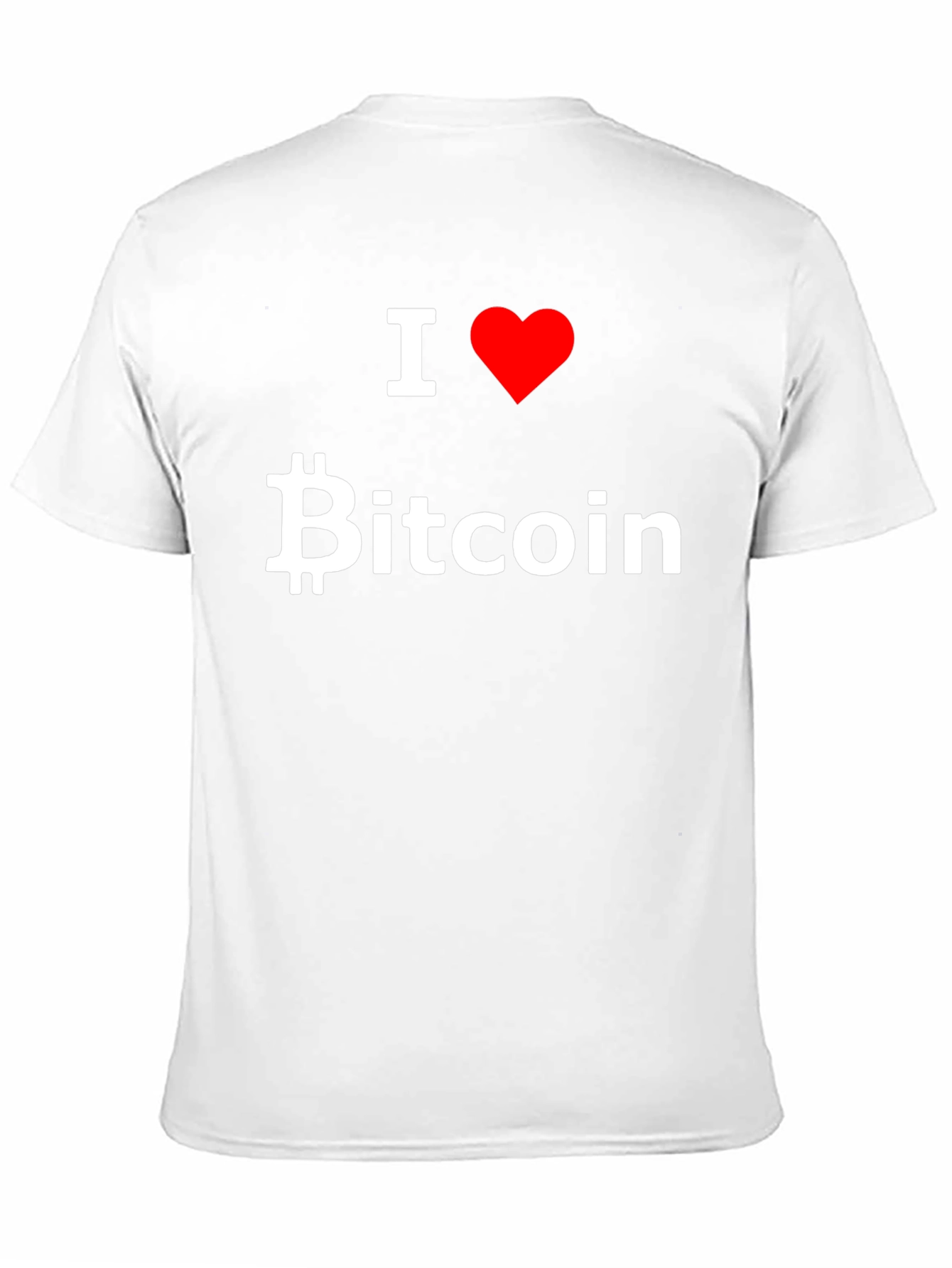 I Love Bitcoin Graphic Tee - Black