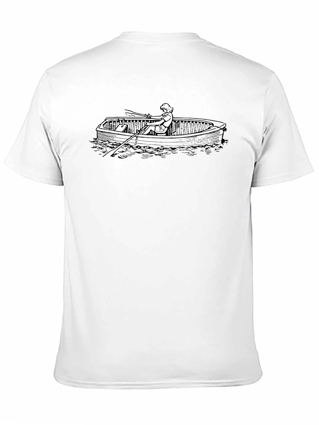 Rowboat T-Shirt - Black Graphic Tee