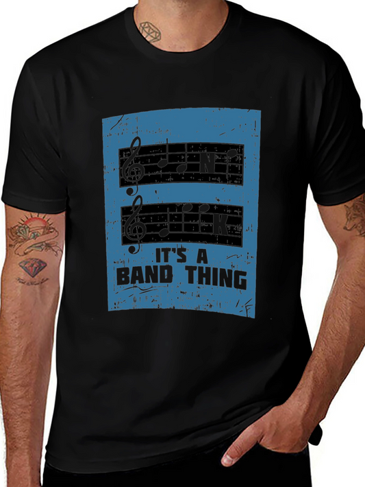 Band Thing Black Graphic Tee