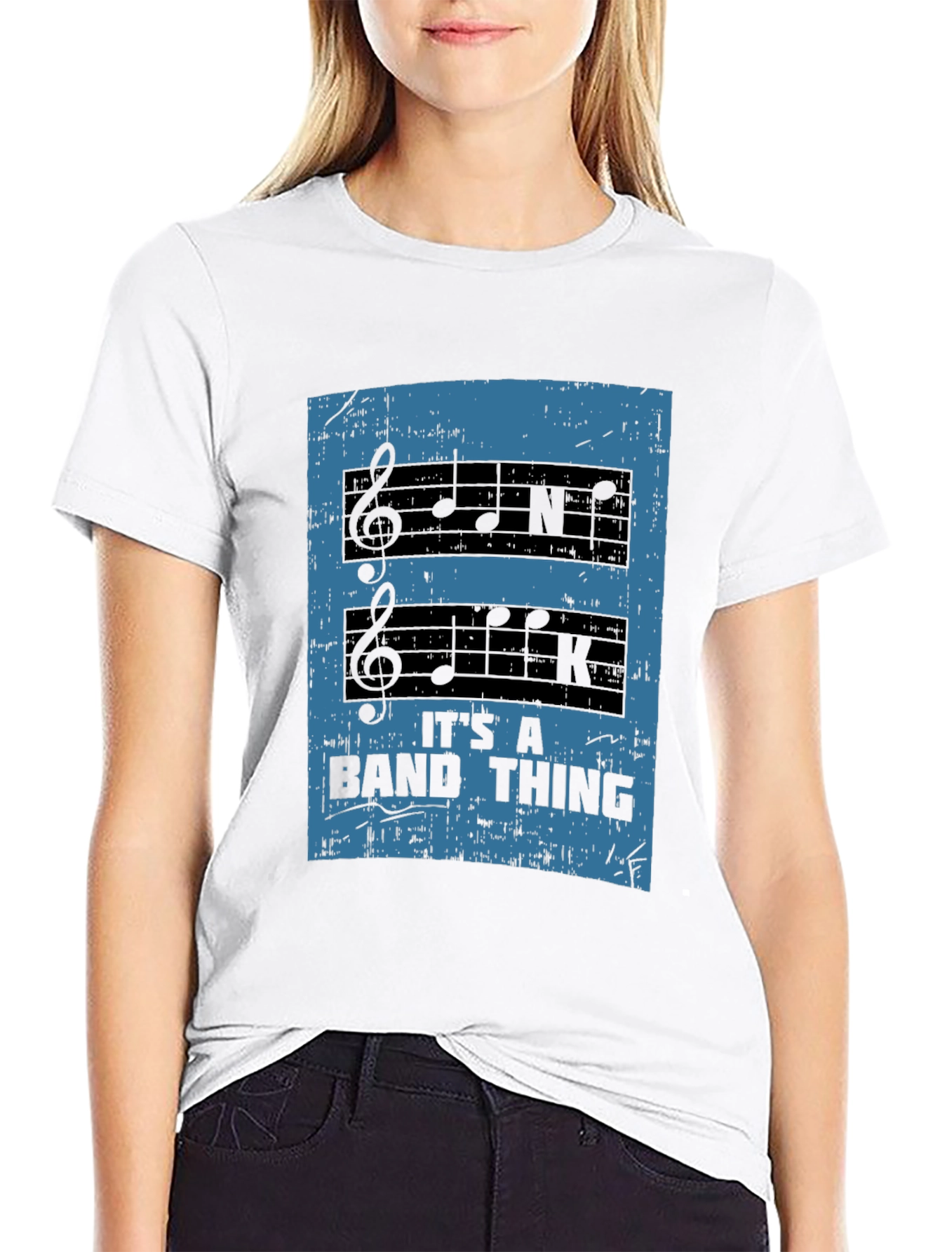 Band Thing Black Graphic Tee