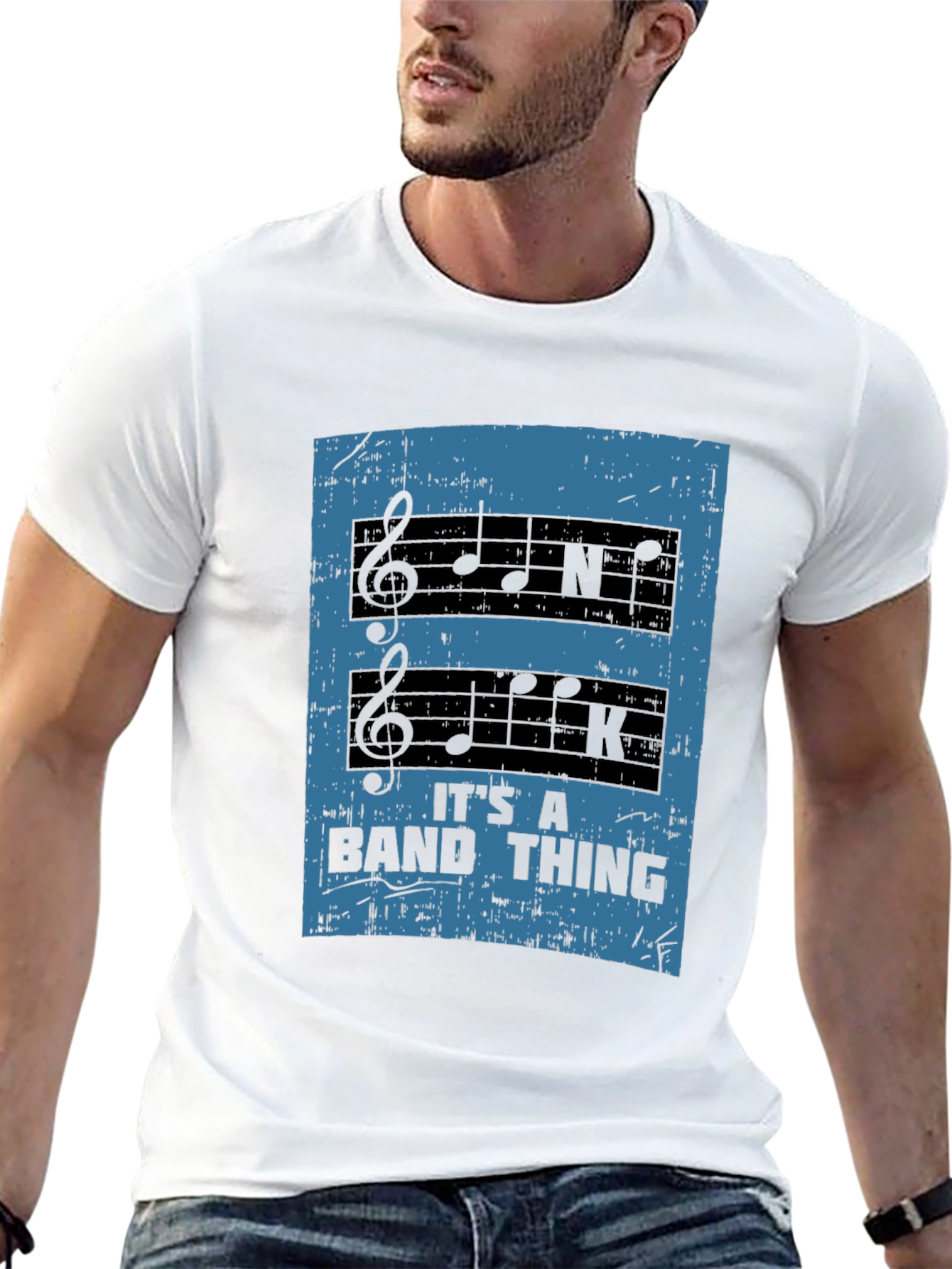 Band Thing Black Graphic Tee