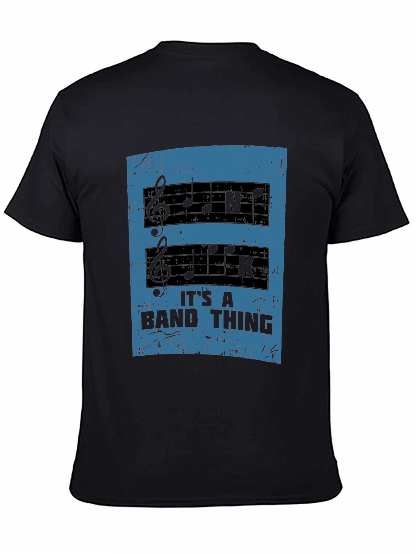 Band Thing Black Graphic Tee