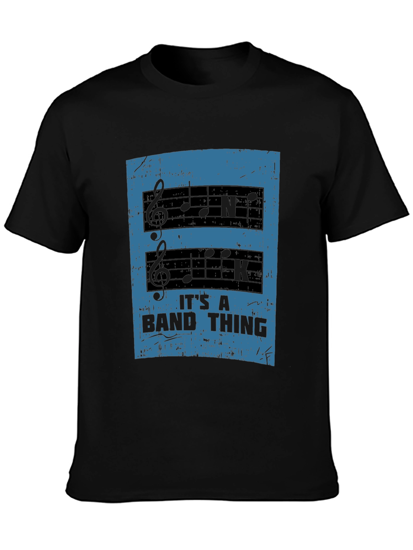Band Thing Black Graphic Tee