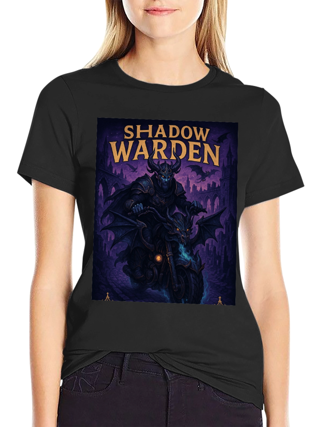 Shadow Warden Motorcycle T-Shirt