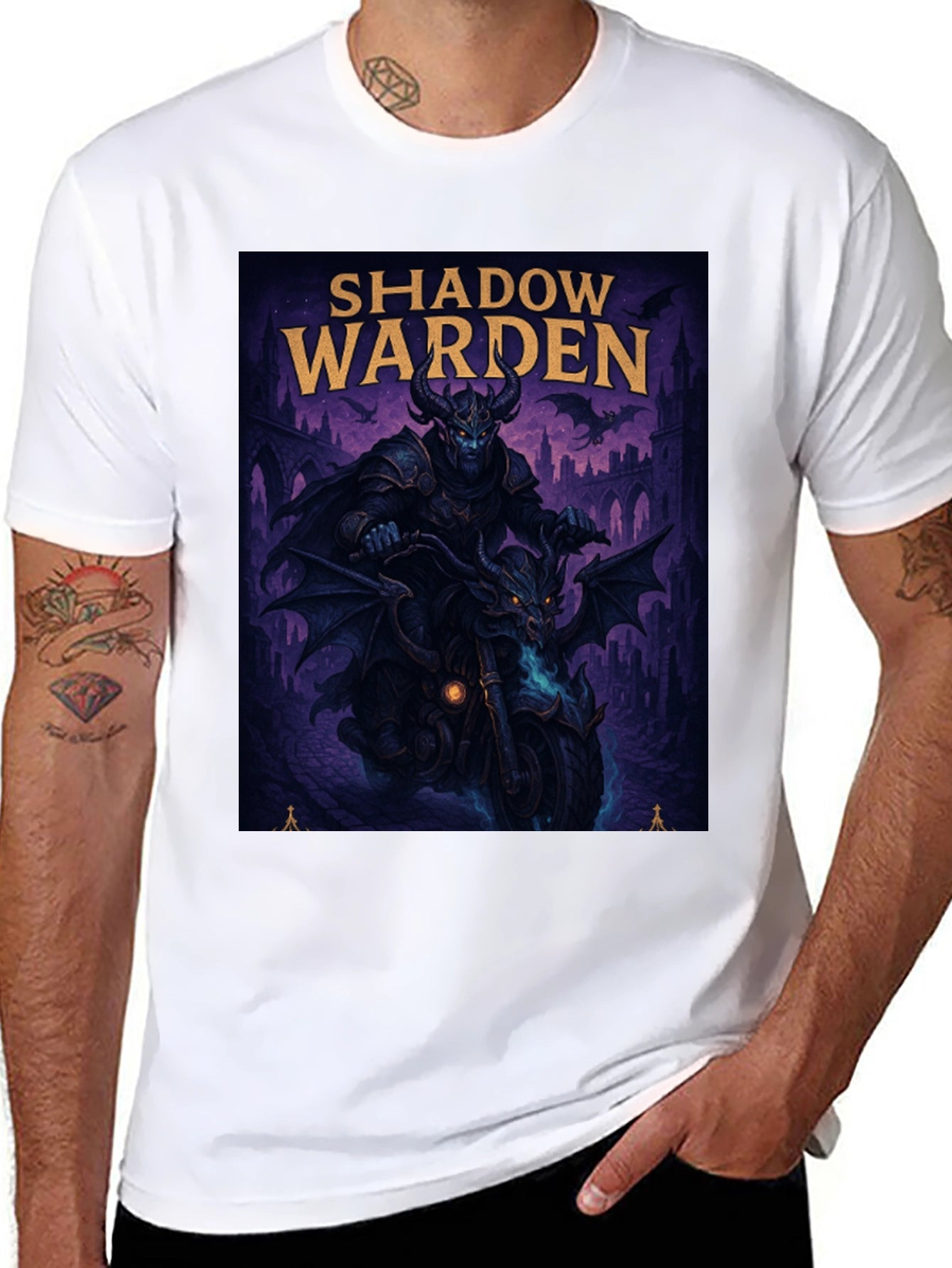 Shadow Warden Motorcycle T-Shirt