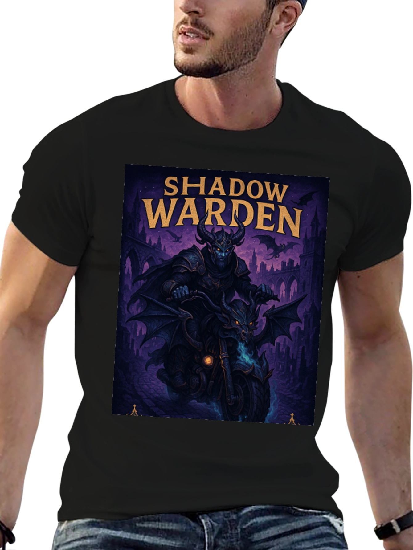 Shadow Warden Motorcycle T-Shirt