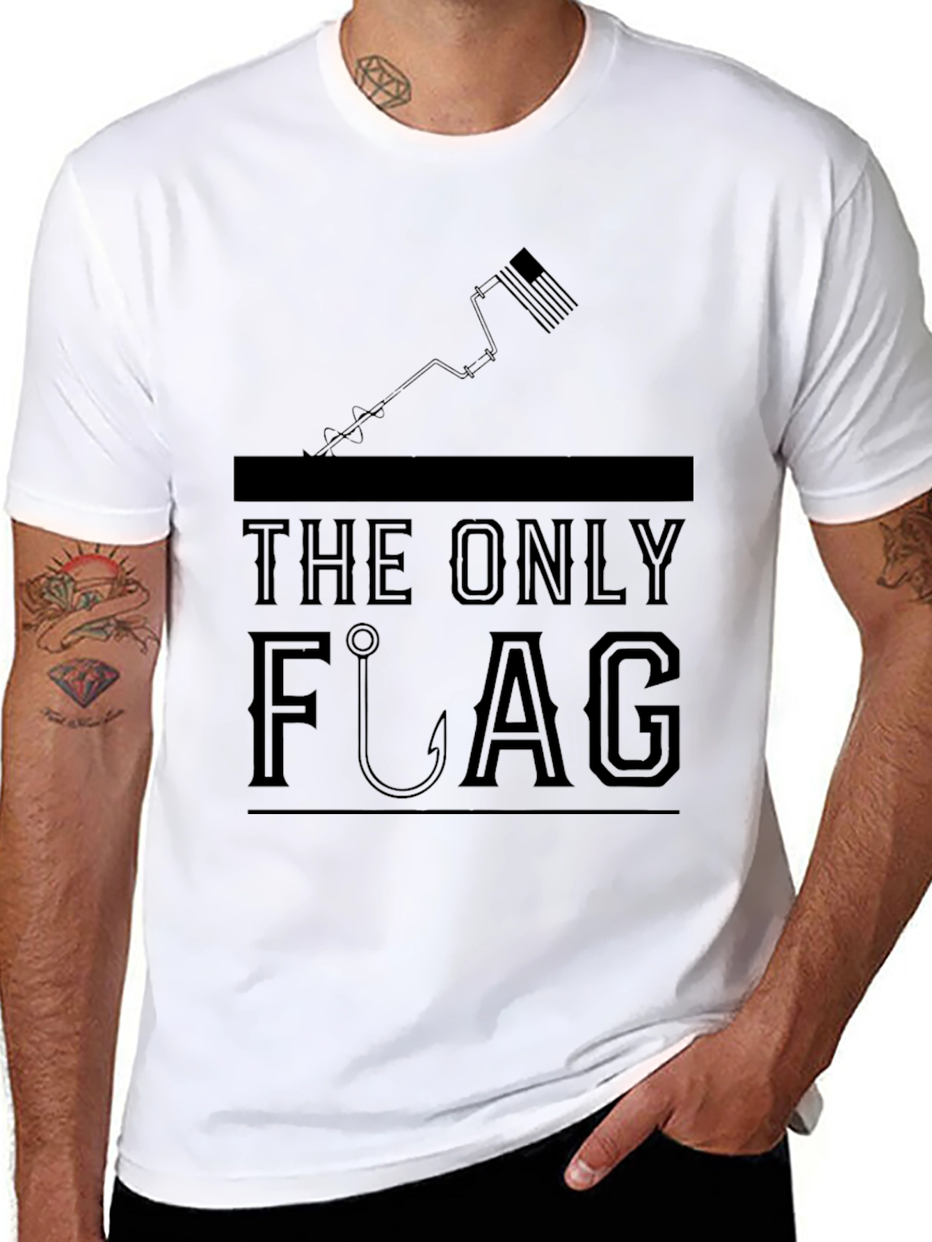 The Only Flag Fishing T-Shirt