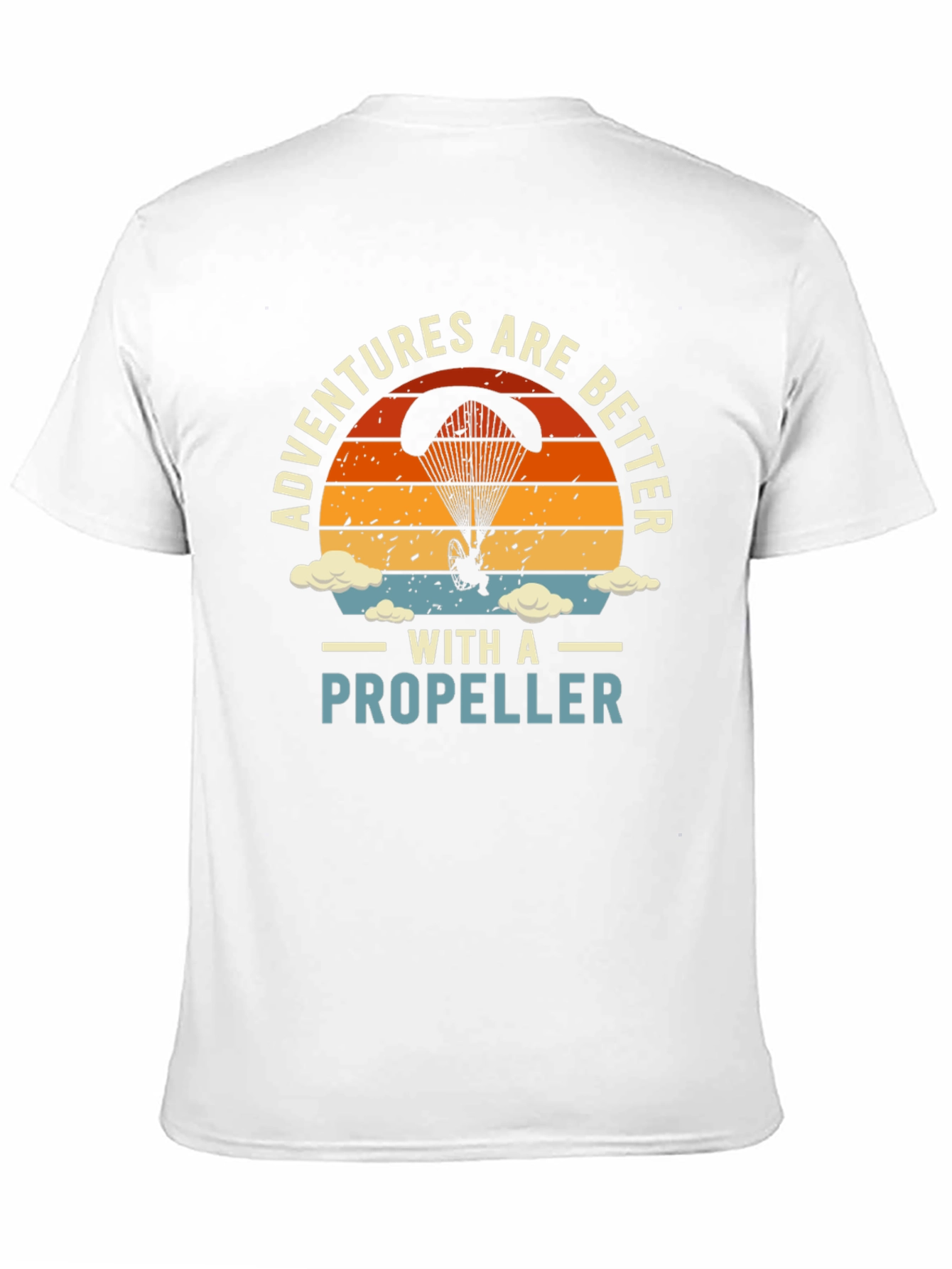 Adventures with a Propeller T-Shirt - Black Cotton Tee