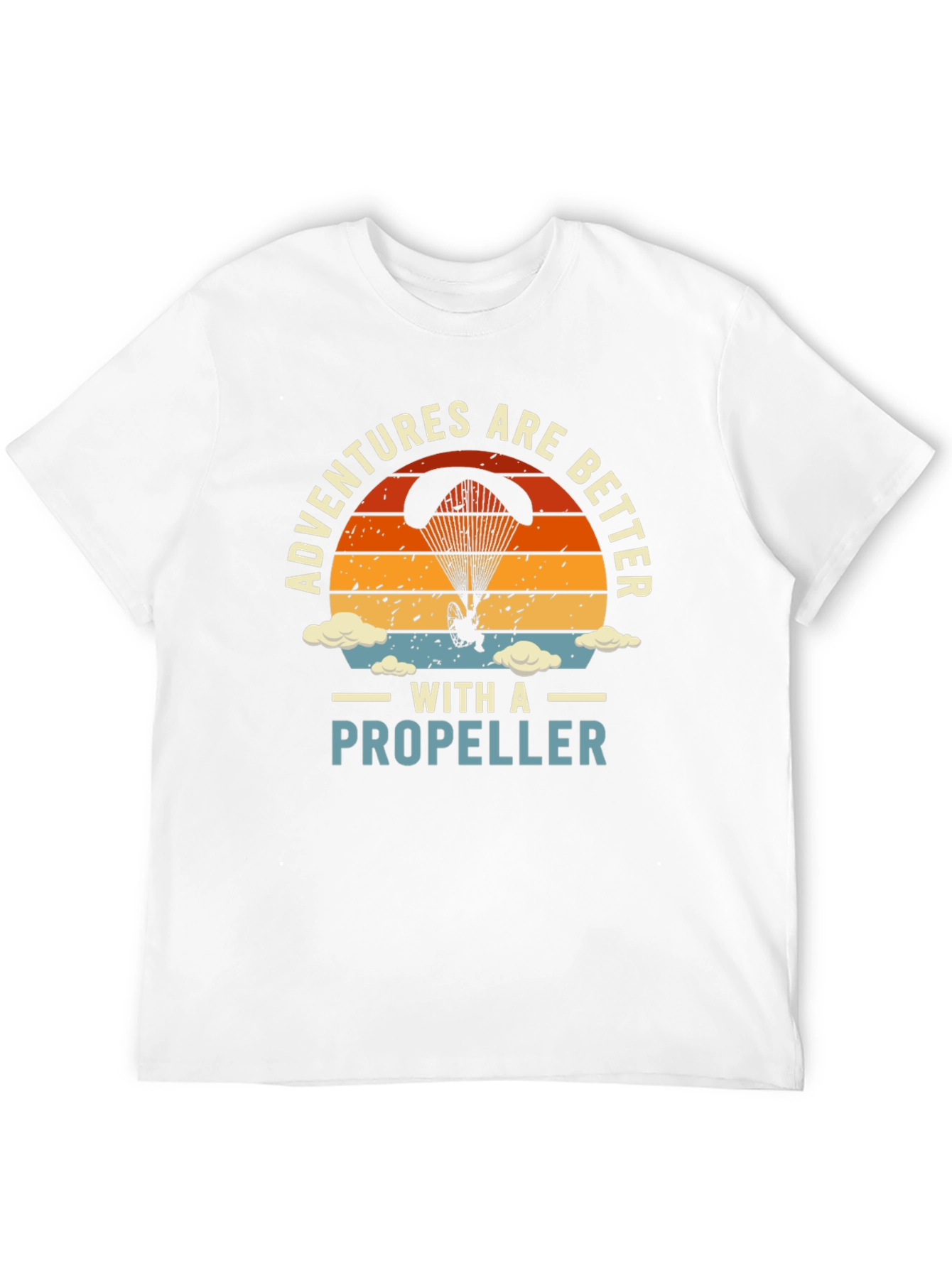 Adventures with a Propeller T-Shirt - Black Cotton Tee