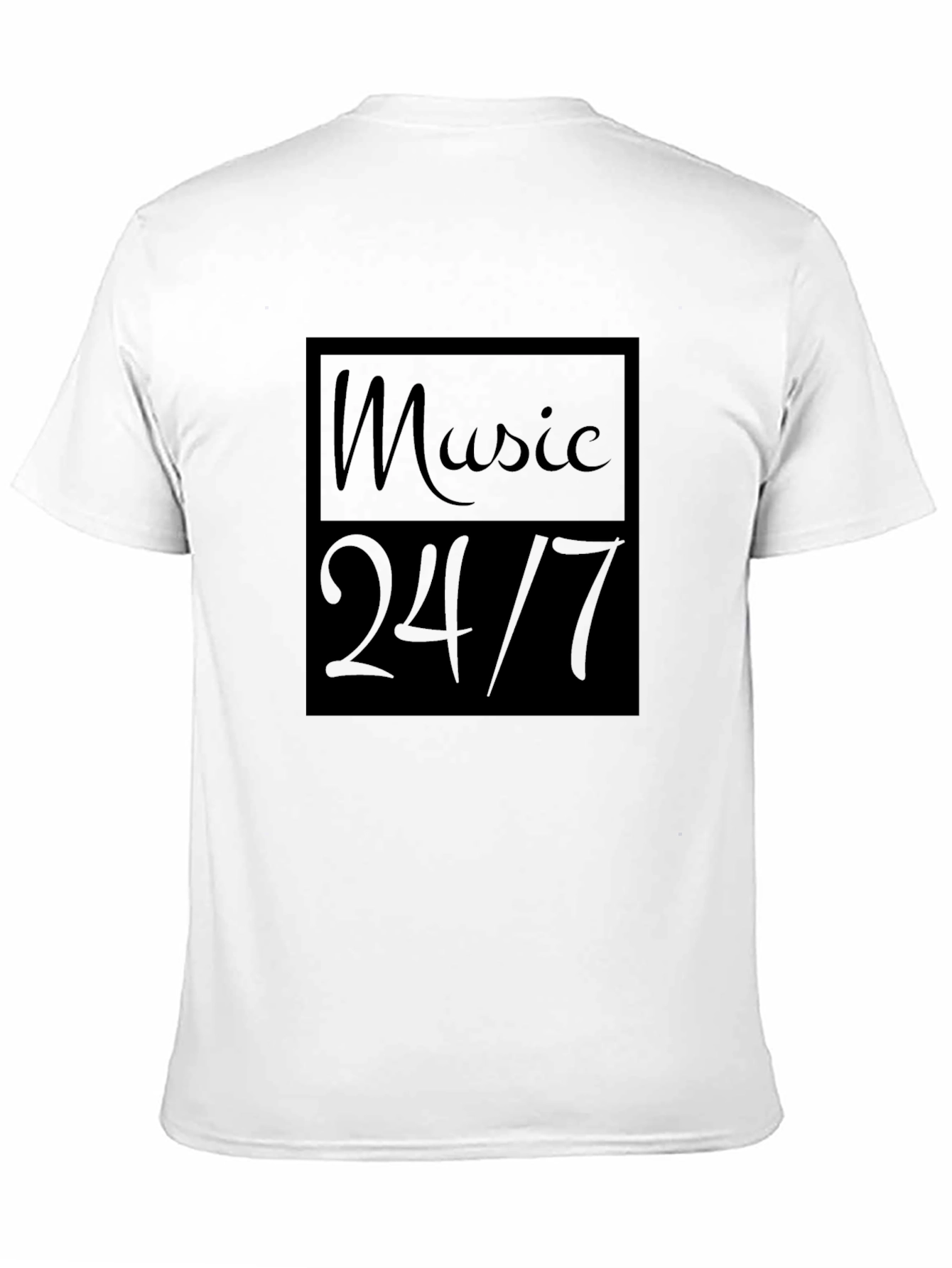 Music 24/7 Black T-Shirt