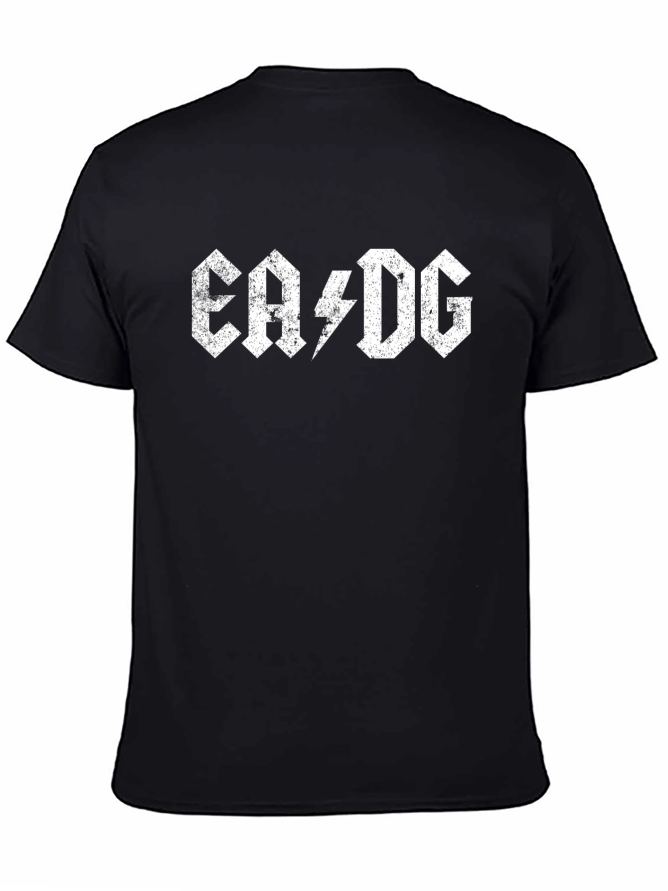 EA⚡DG Distressed Graphic T-Shirt - Rock Band Tee
