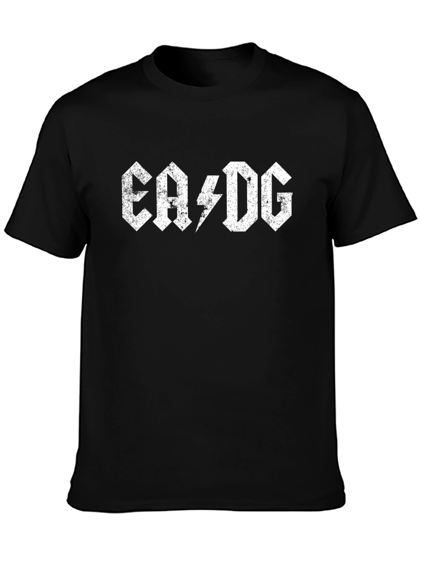 EA⚡DG Distressed Graphic T-Shirt - Rock Band Tee