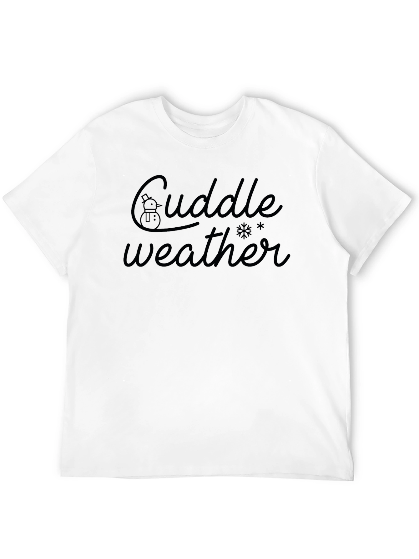 Cuddle Weather Graphic Tee - Winter Comfort