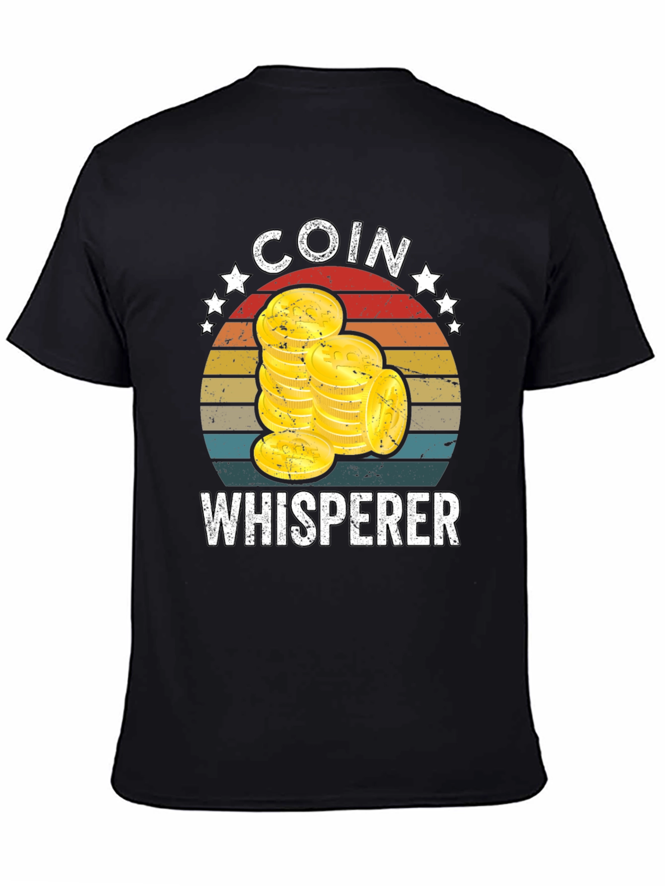 Coin Whisperer Graphic Tee - Black T-Shirt