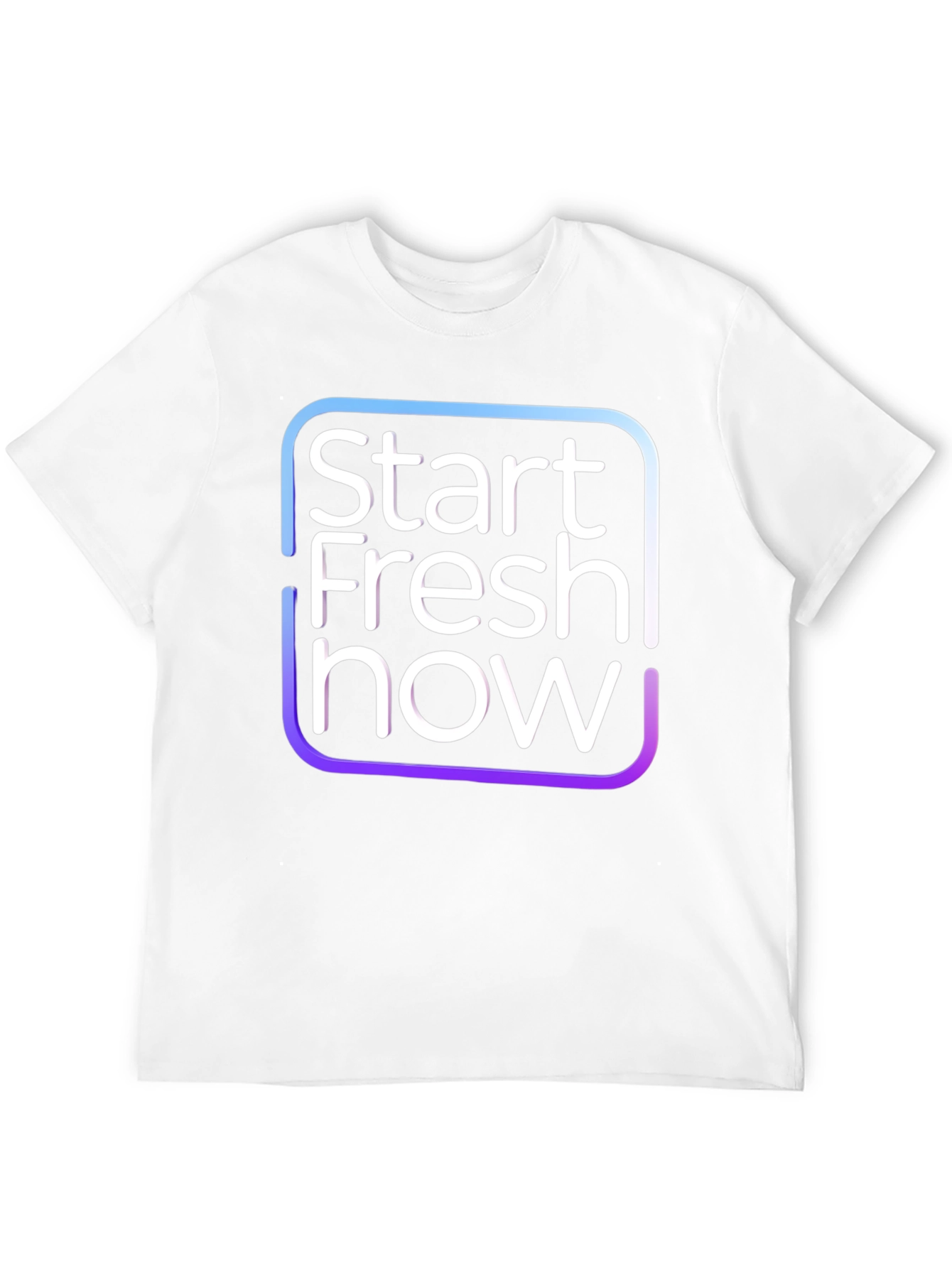 Start Fresh Now Black T-Shirt