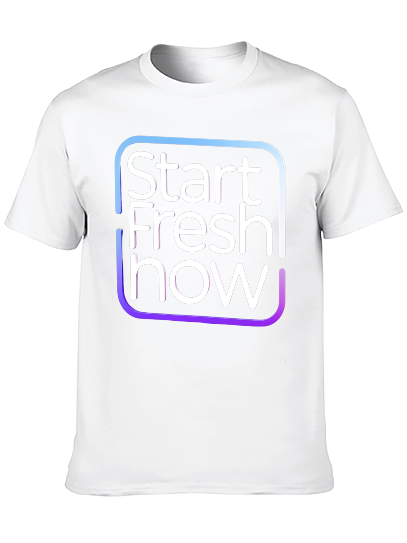 Start Fresh Now Black T-Shirt
