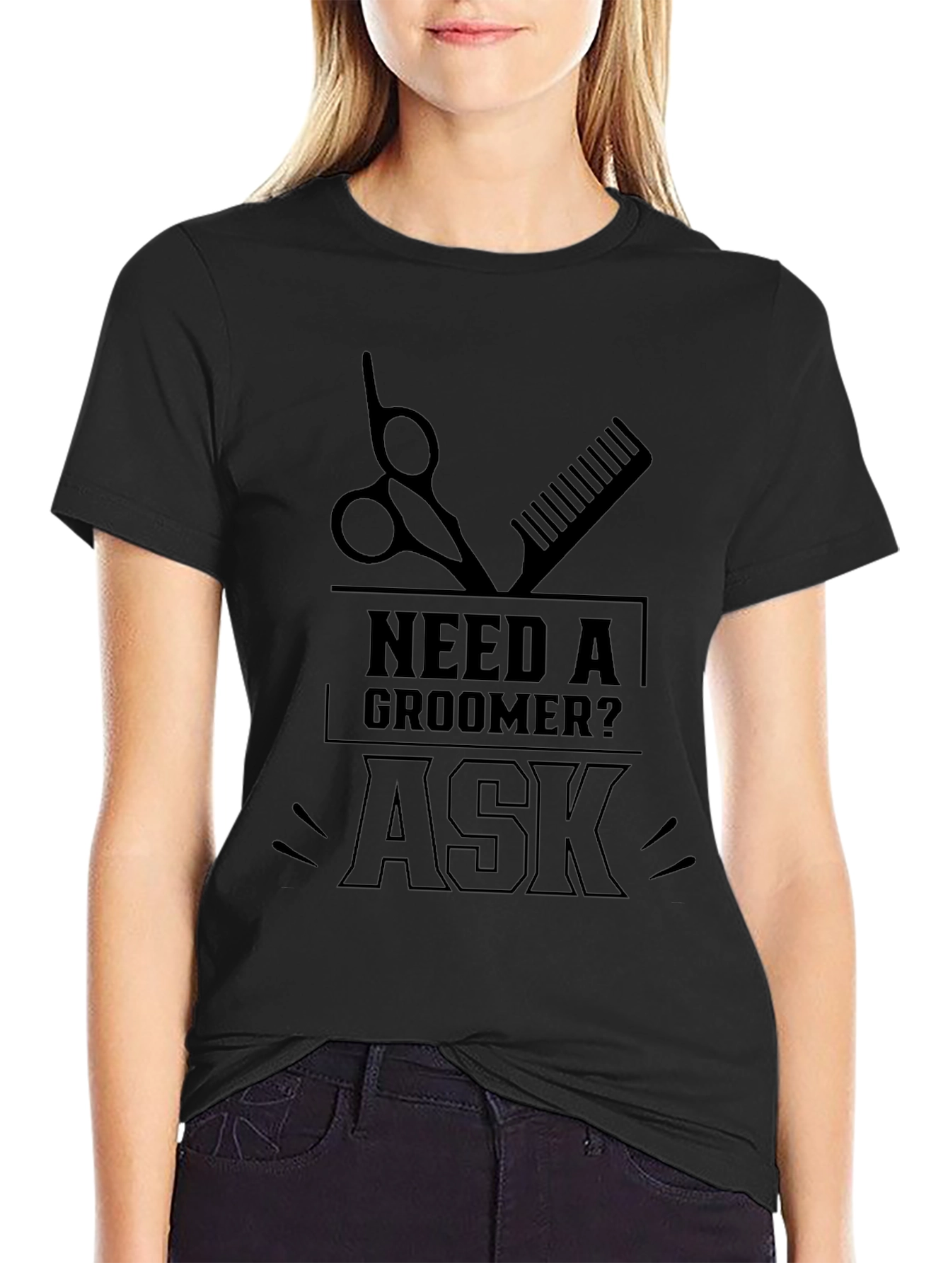 Need a Groomer? Ask - Unisex T-Shirt