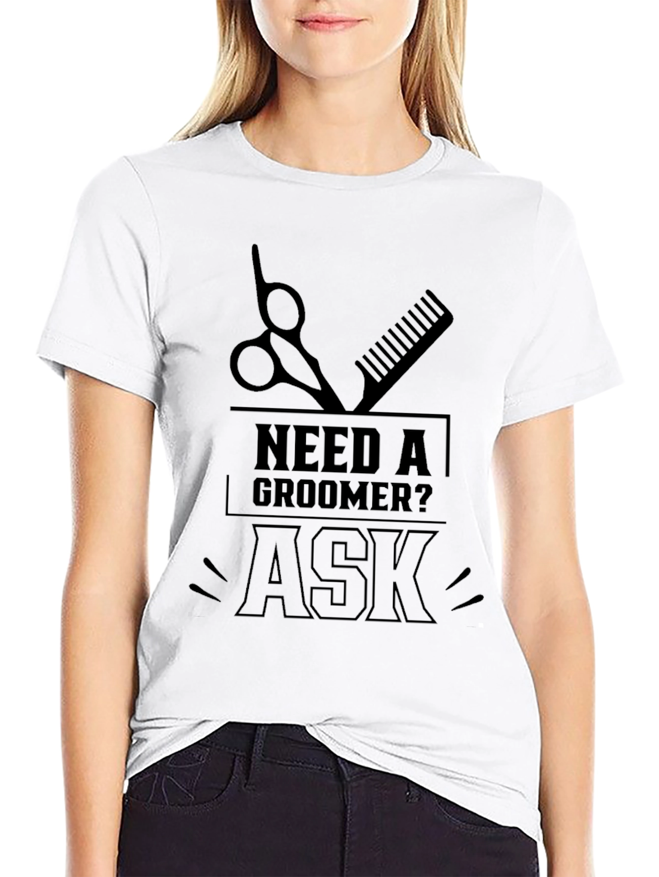 Need a Groomer? Ask - Unisex T-Shirt