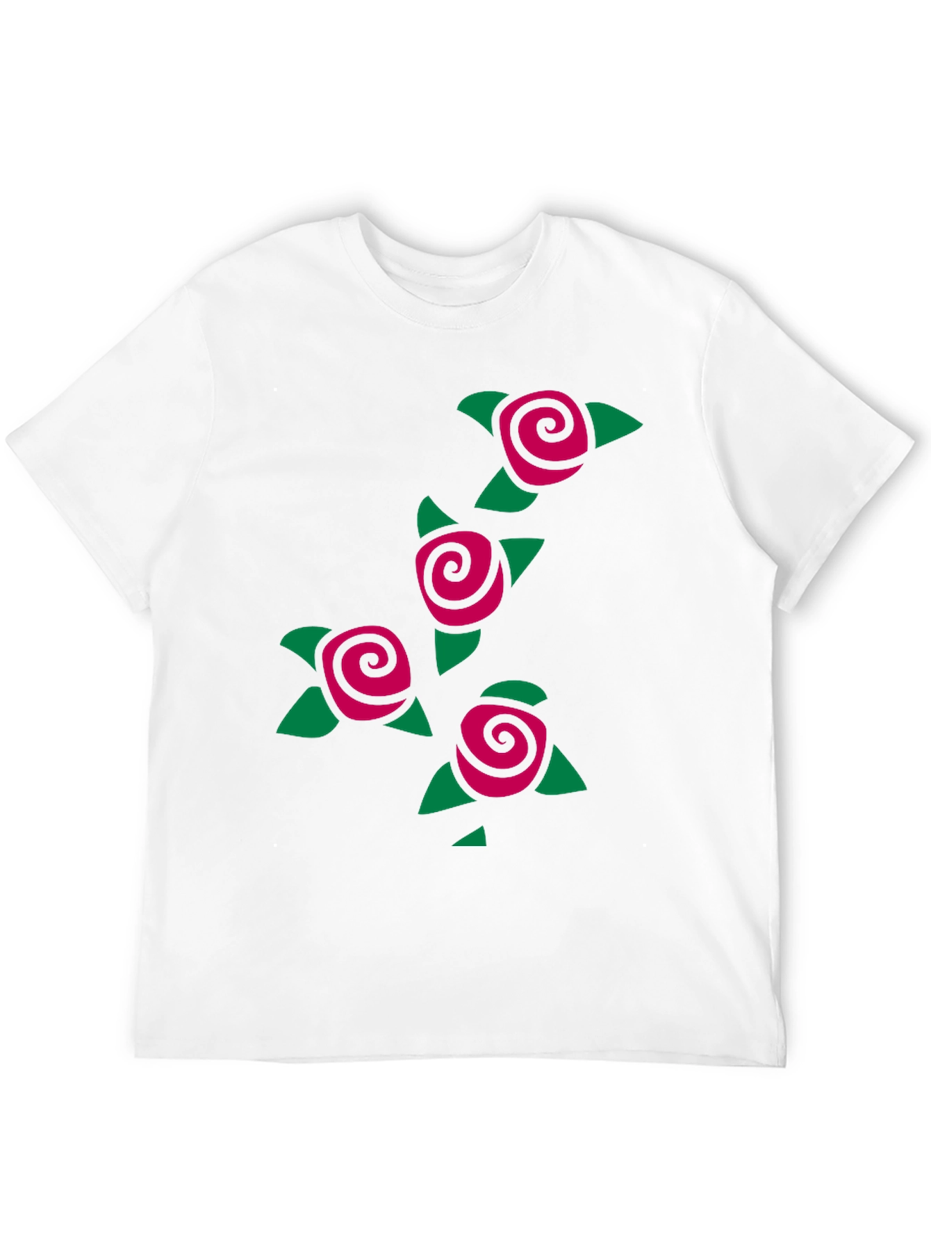 Rose Graphic Tee - Black