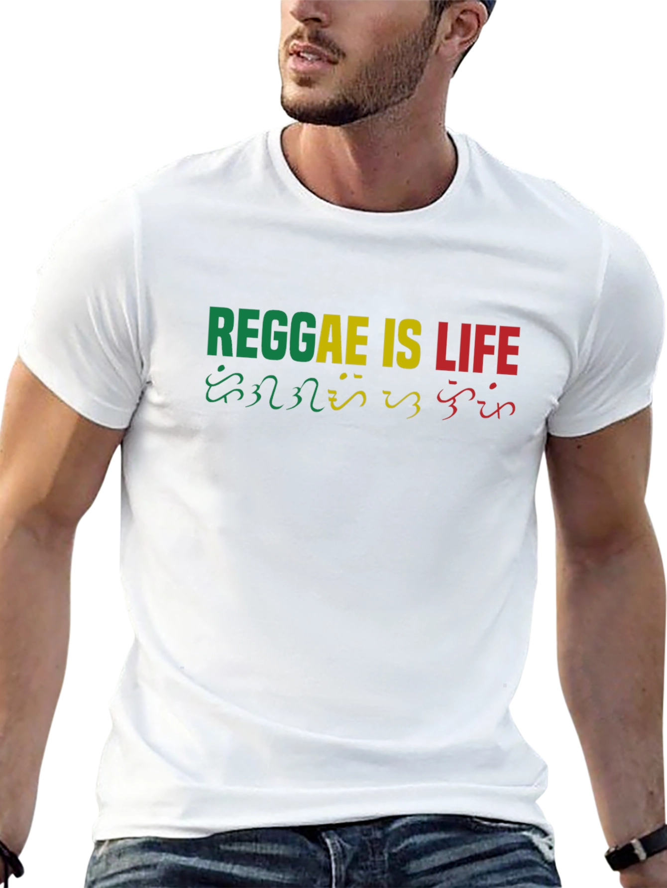 Reggae Is Life Black T-Shirt