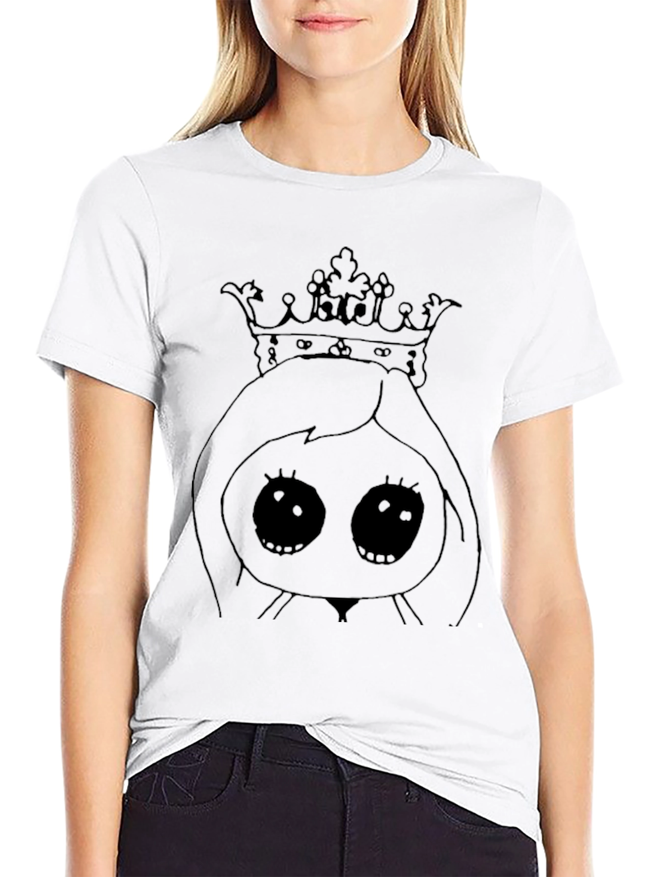 Queen Doodle Black T-Shirt