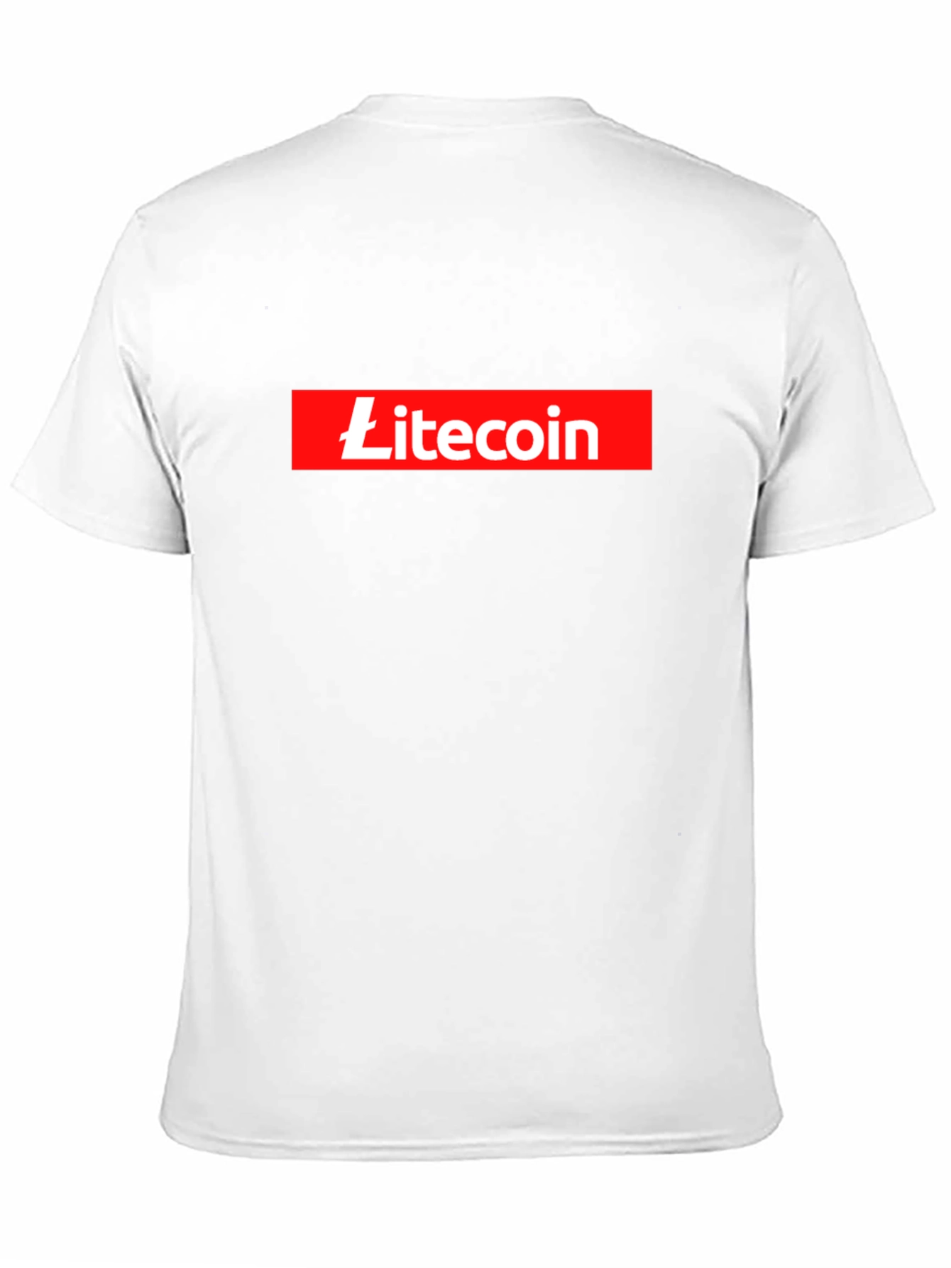 Litecoin Box Logo Black T-Shirt Crypto Currency Tee