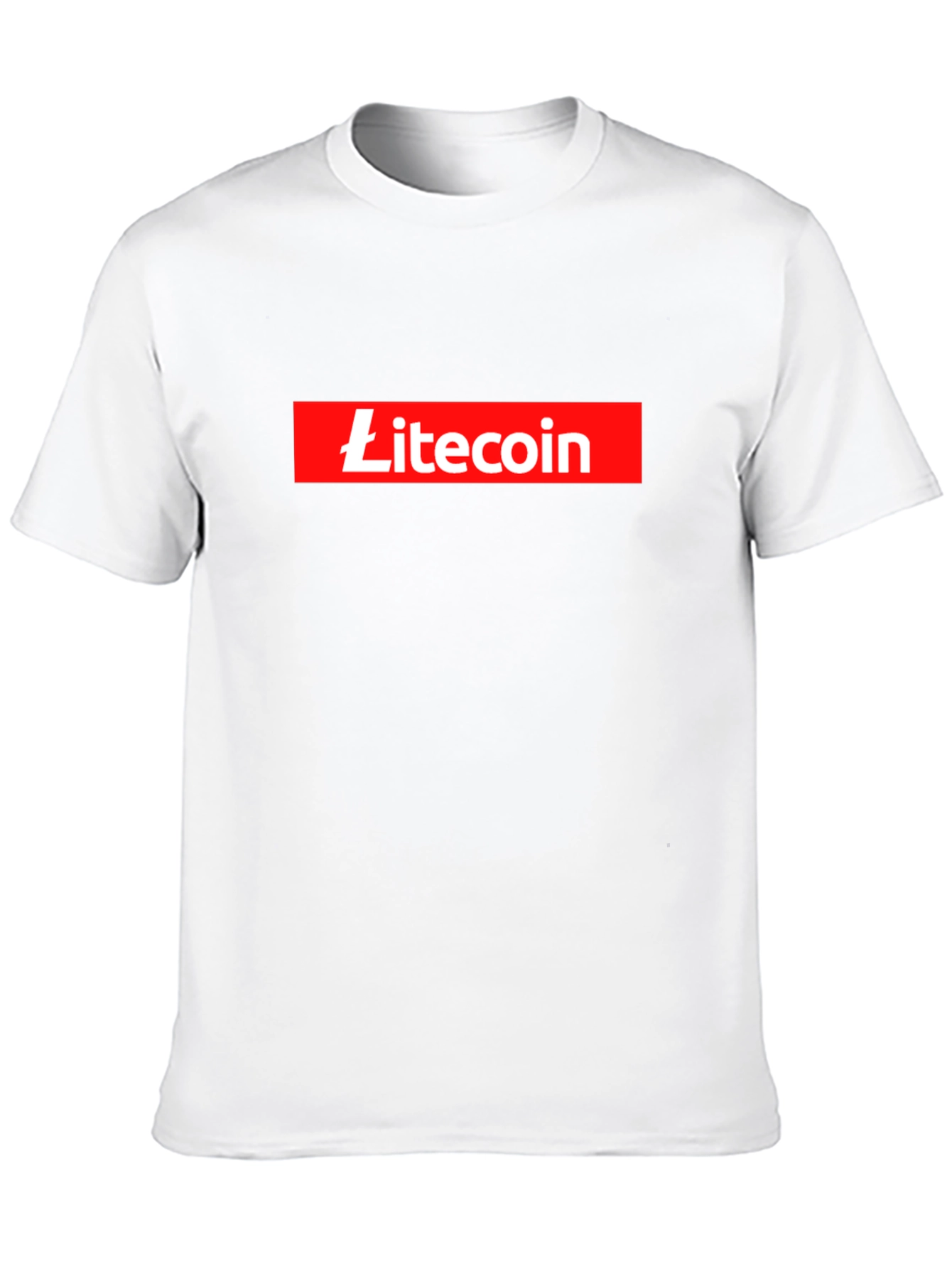 Litecoin Box Logo Black T-Shirt Crypto Currency Tee