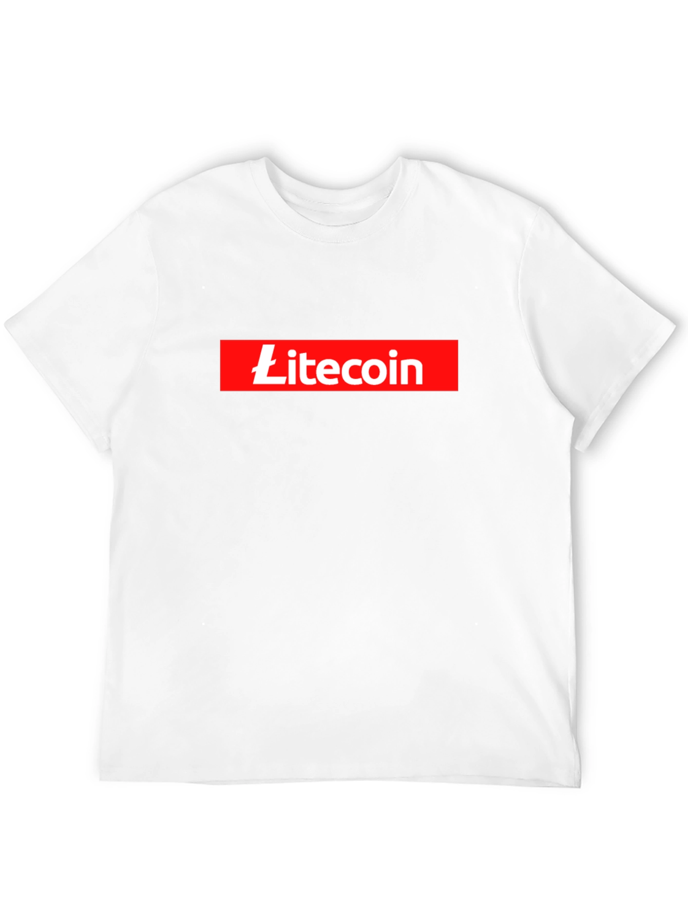 Litecoin Box Logo Black T-Shirt Crypto Currency Tee