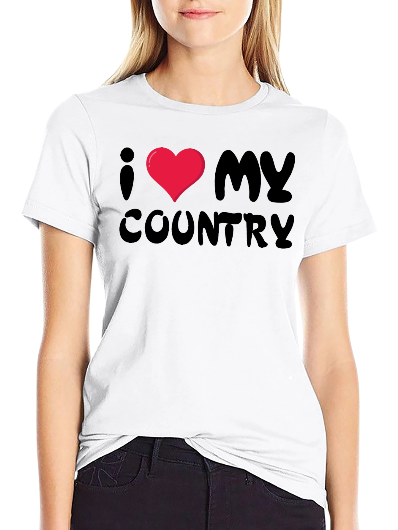 I Love My Country Graphic T-Shirt