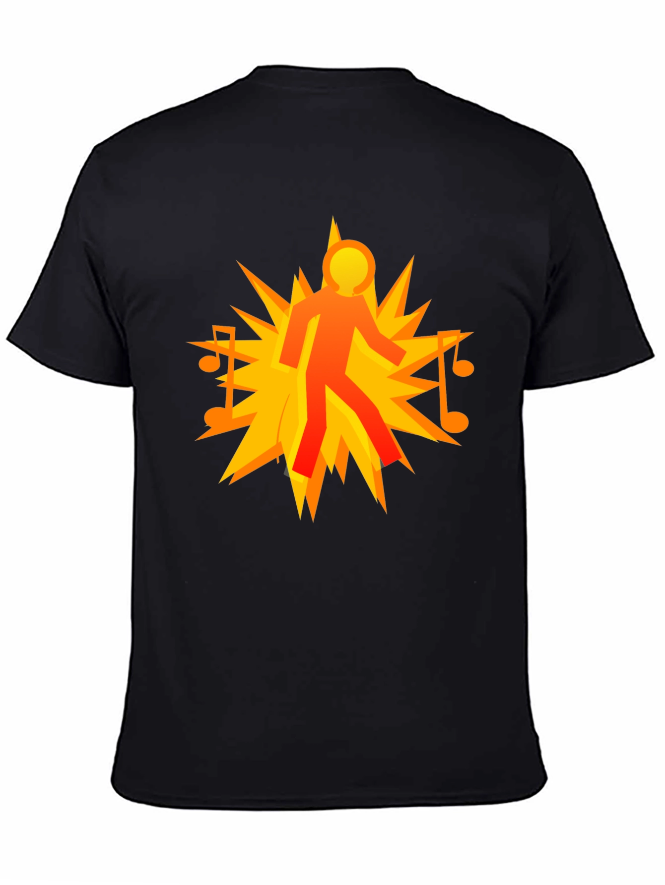 Music Man Explosion Graphic T-Shirt